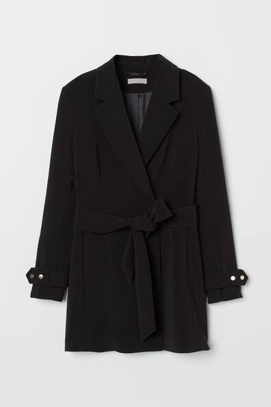 Long jacket - Long - Black - Ladies | H&M GB