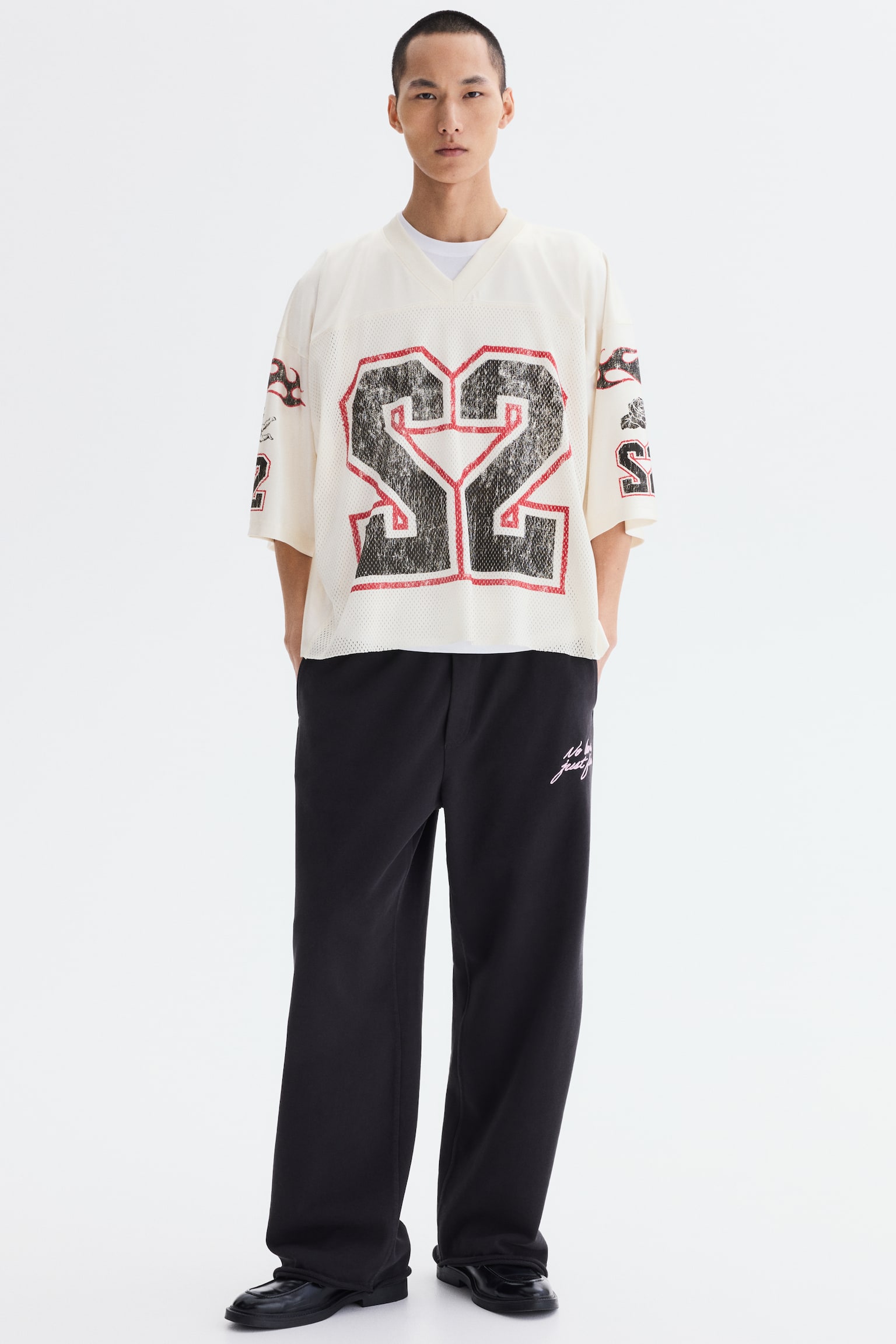 T-shirt Oversized Fit en mesh imprimé - Blanc/22/Noir/22/Blanc/W. Coast 95/Bleu foncé/W. Coast 95 - 6