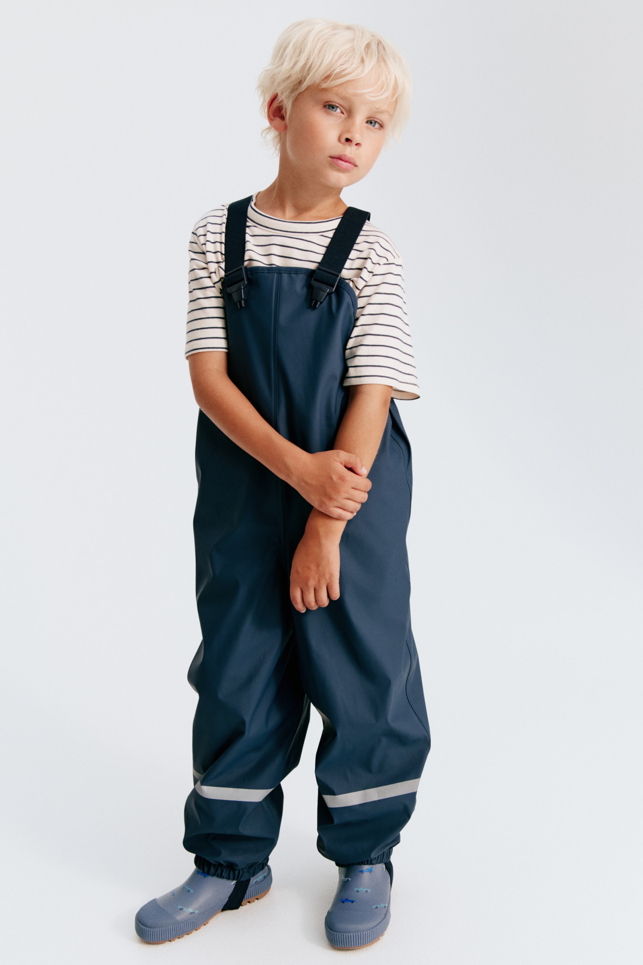 Детские брюки H&M Fleece-Lined Rain Pants — фото 3