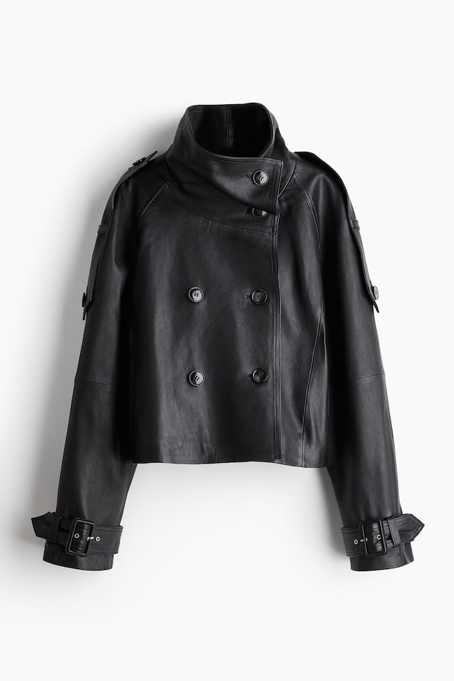 Leather jacket - Black - 2