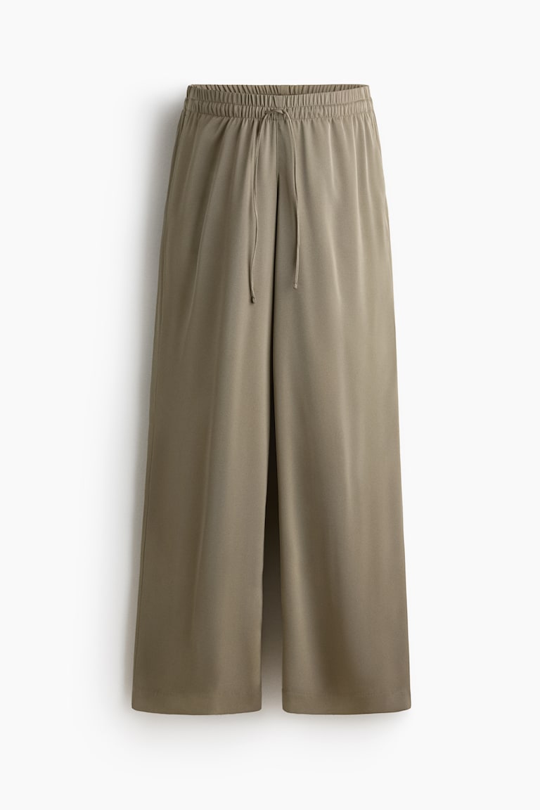 MAMA Široke pantalone sa učkurom