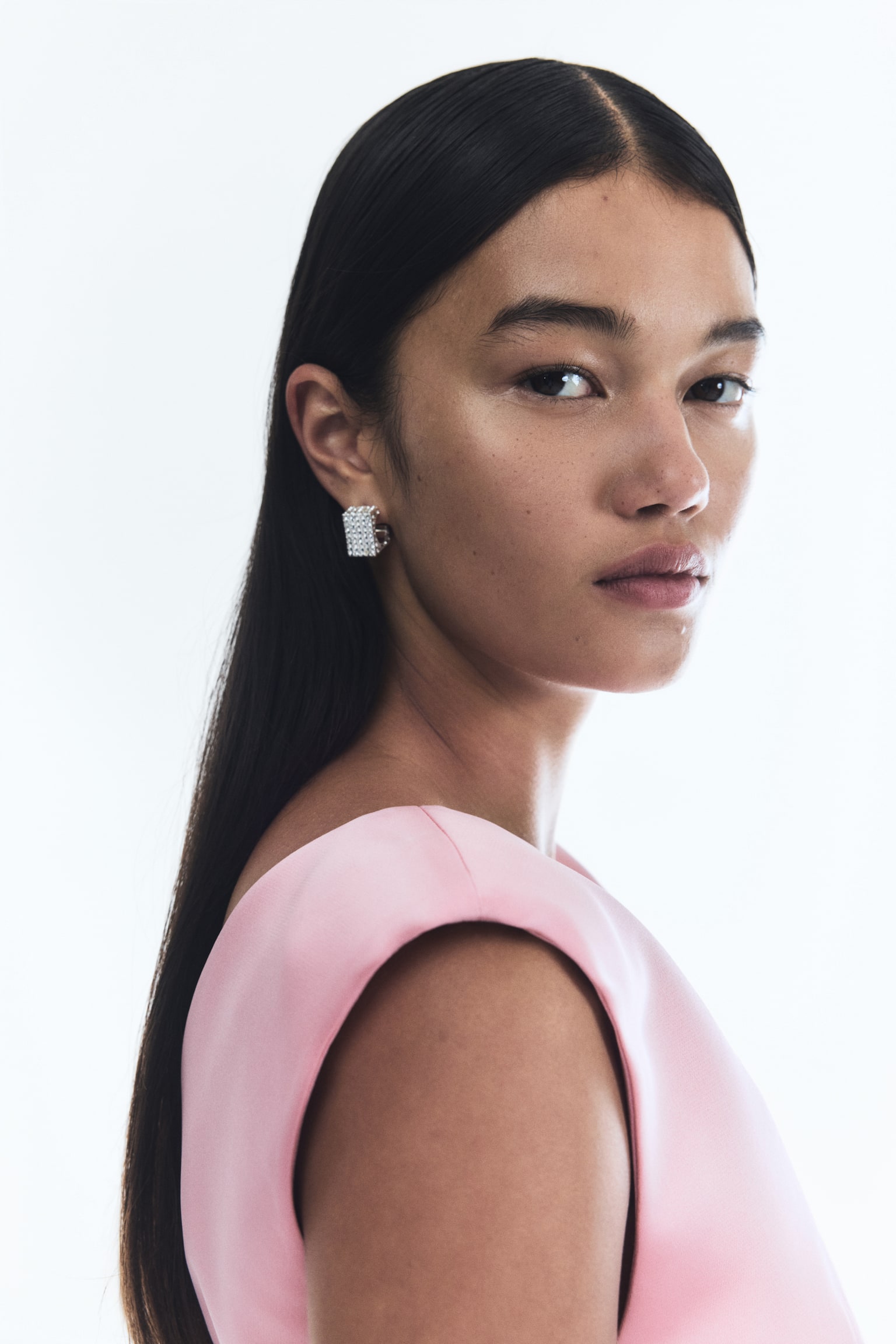 Hourglass Mini Dress - Light pink - 4