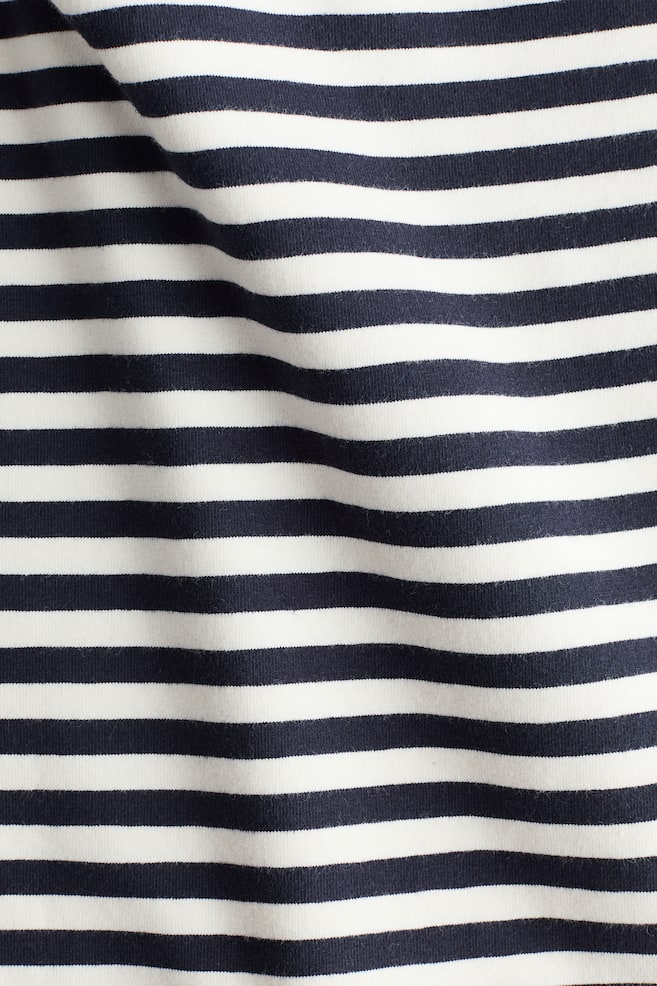 Cotton tube top-Navy blue/Striped - 3