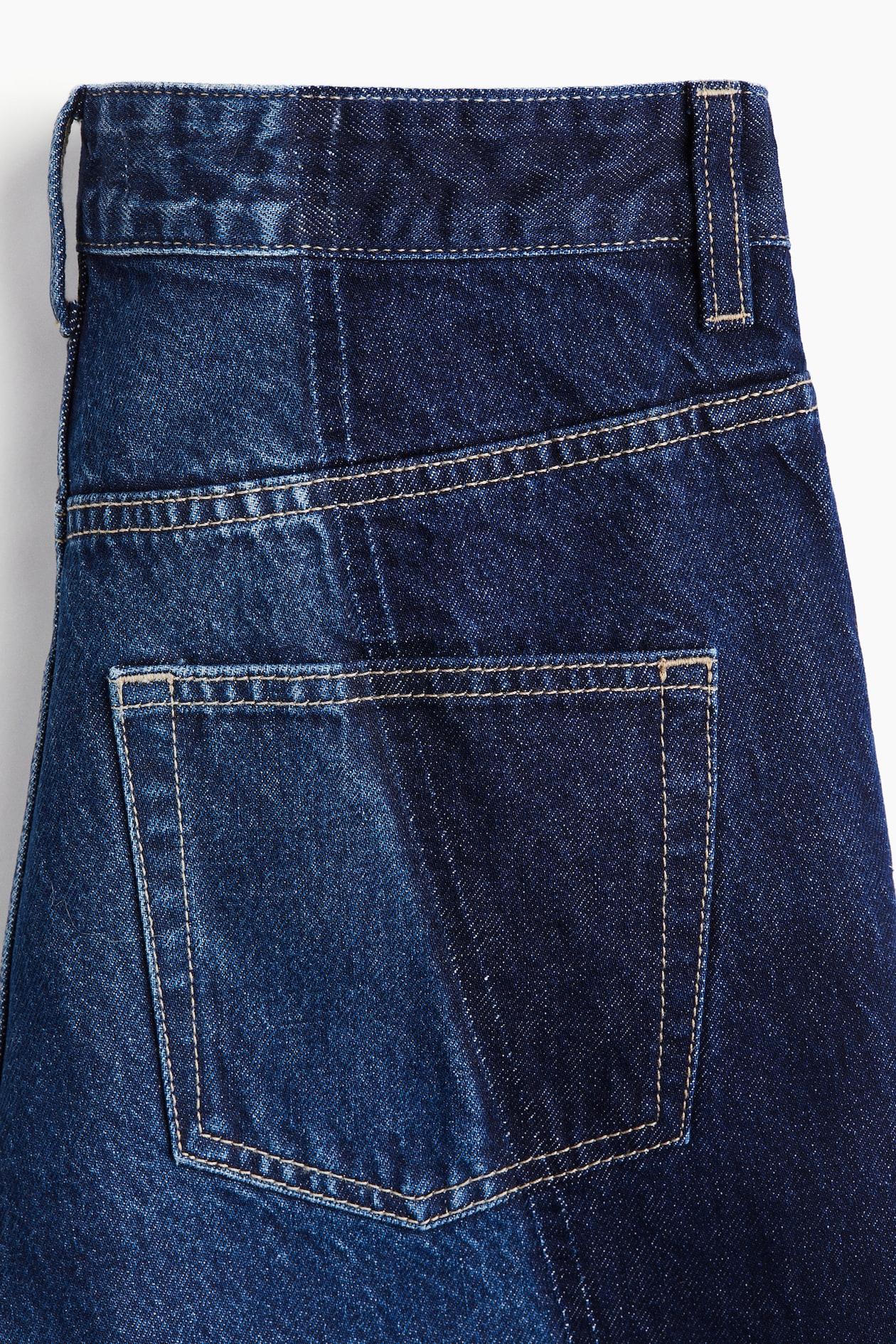 Two-Tone Straight-Leg Jeans - image 5