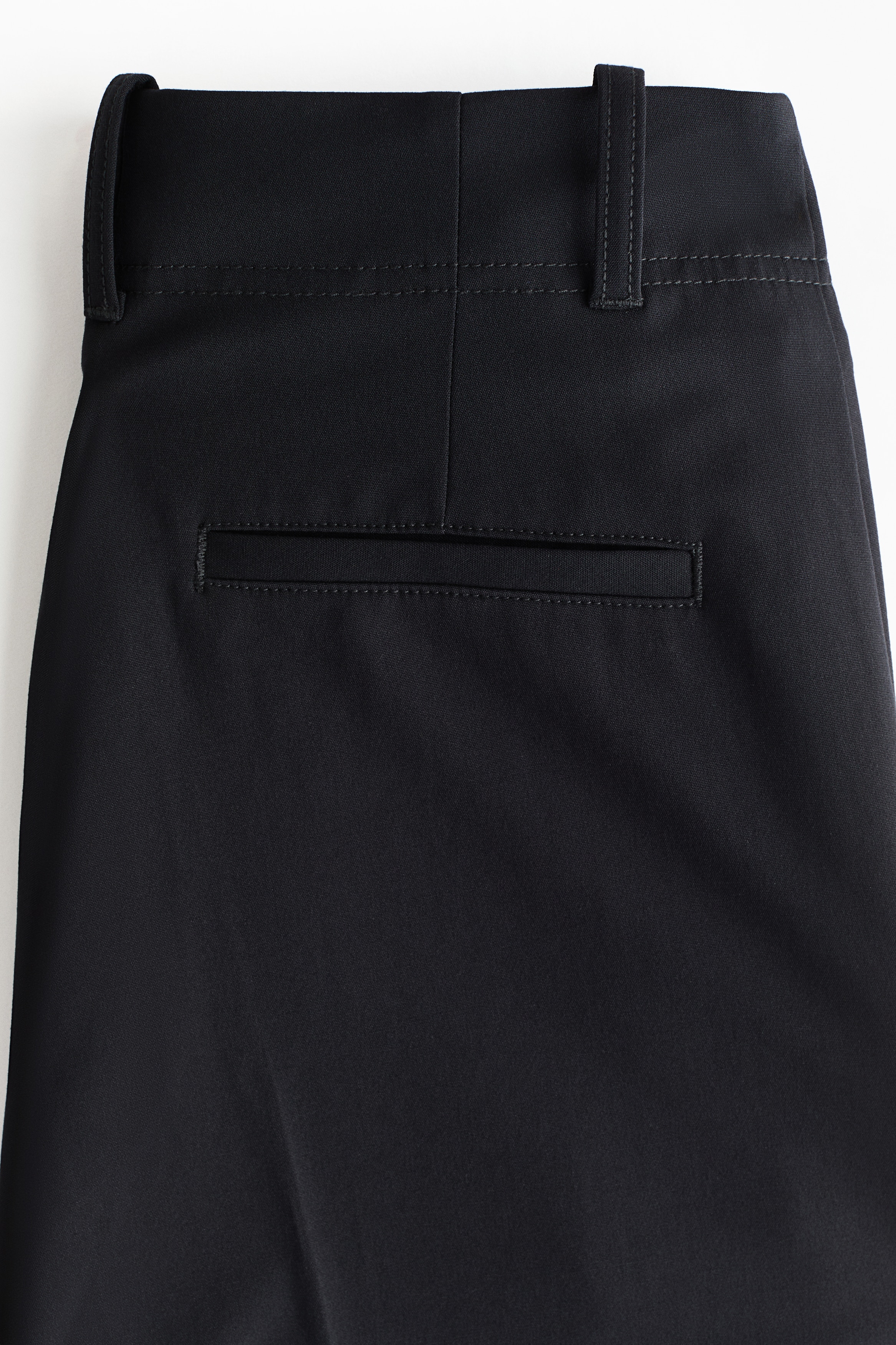 h and m black dress pants Women's Black High-waist Dress Pants