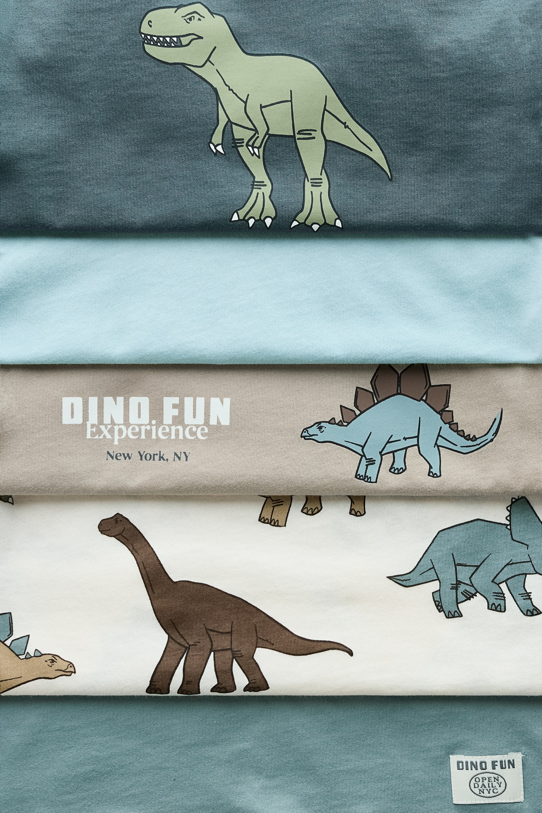 Lot de 5 T-shirts en jersey