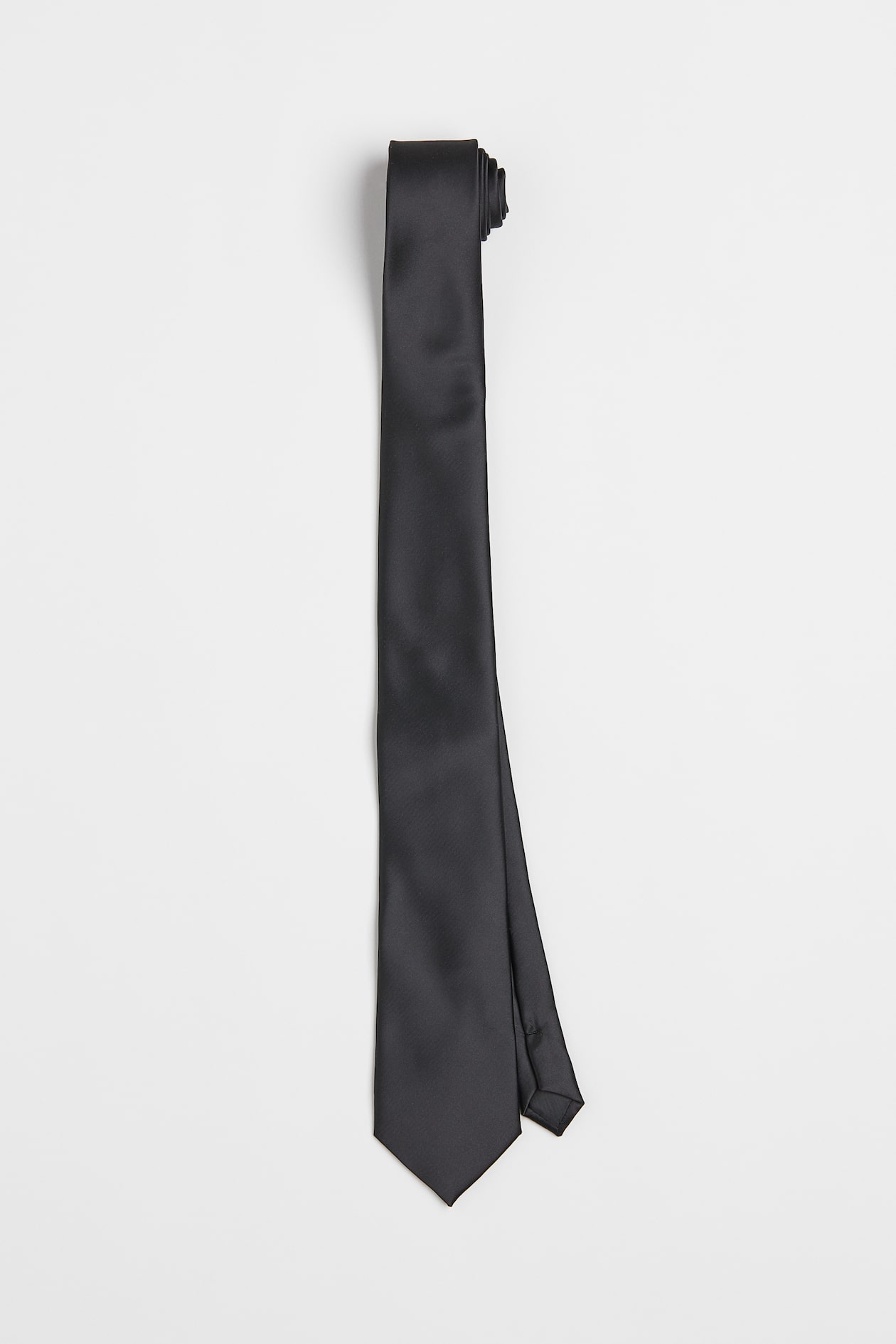 Satin tie - Black - Men | H&M GB