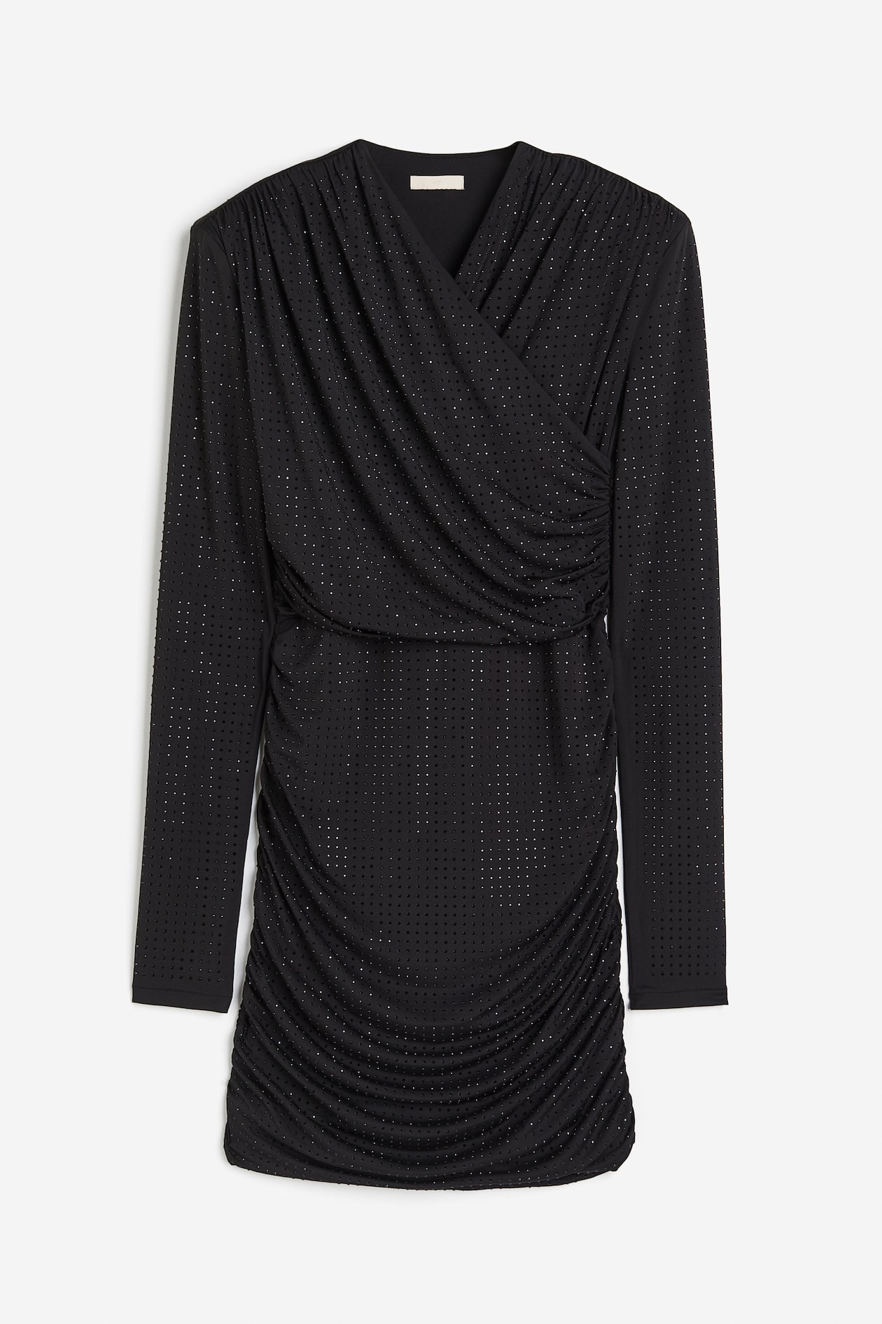 how to pin a dress to fit tighter Interstella Sequin Long Sleeve Mini Dress Black