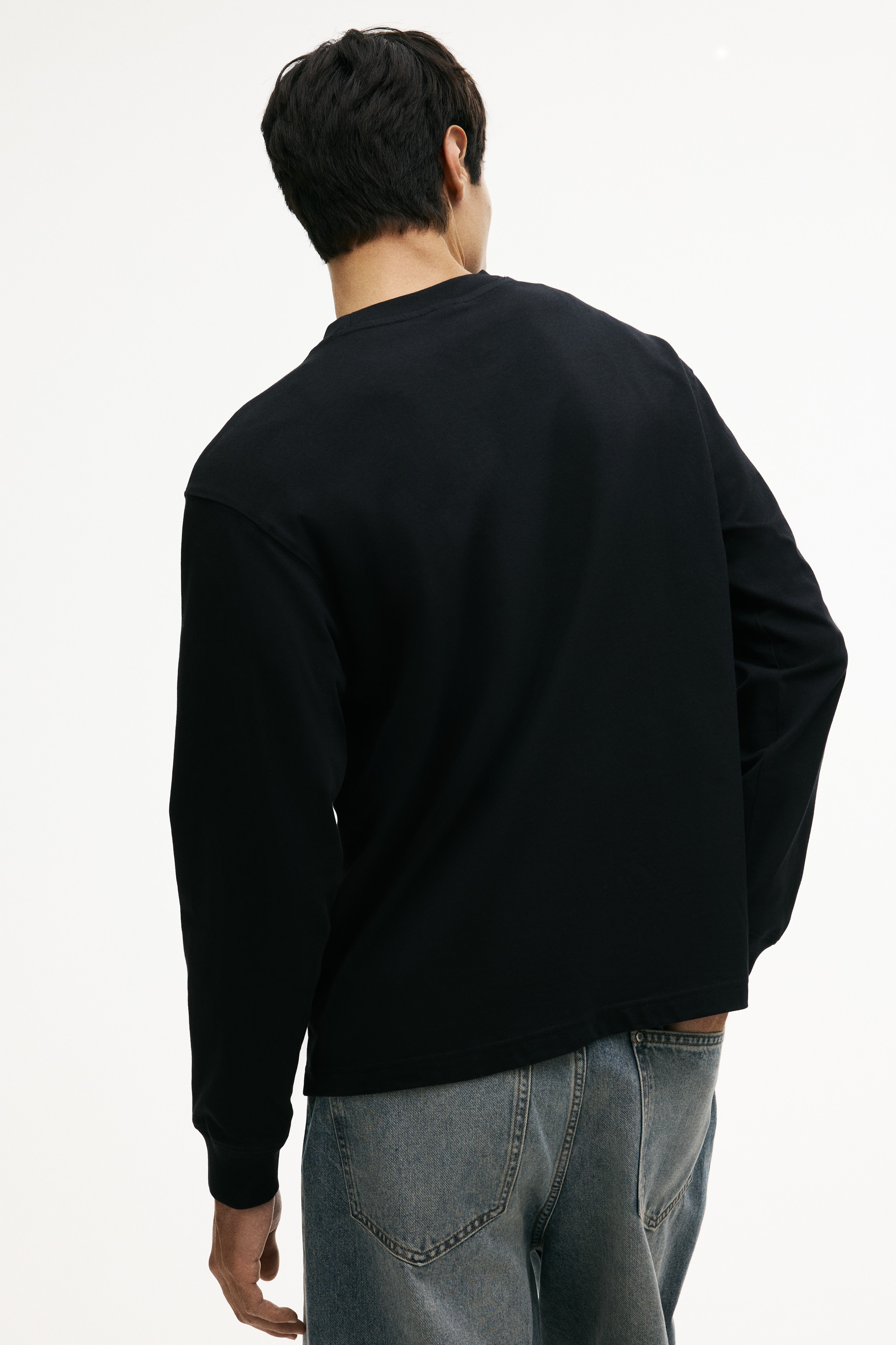 Loose Fit Long-sleeved jersey top