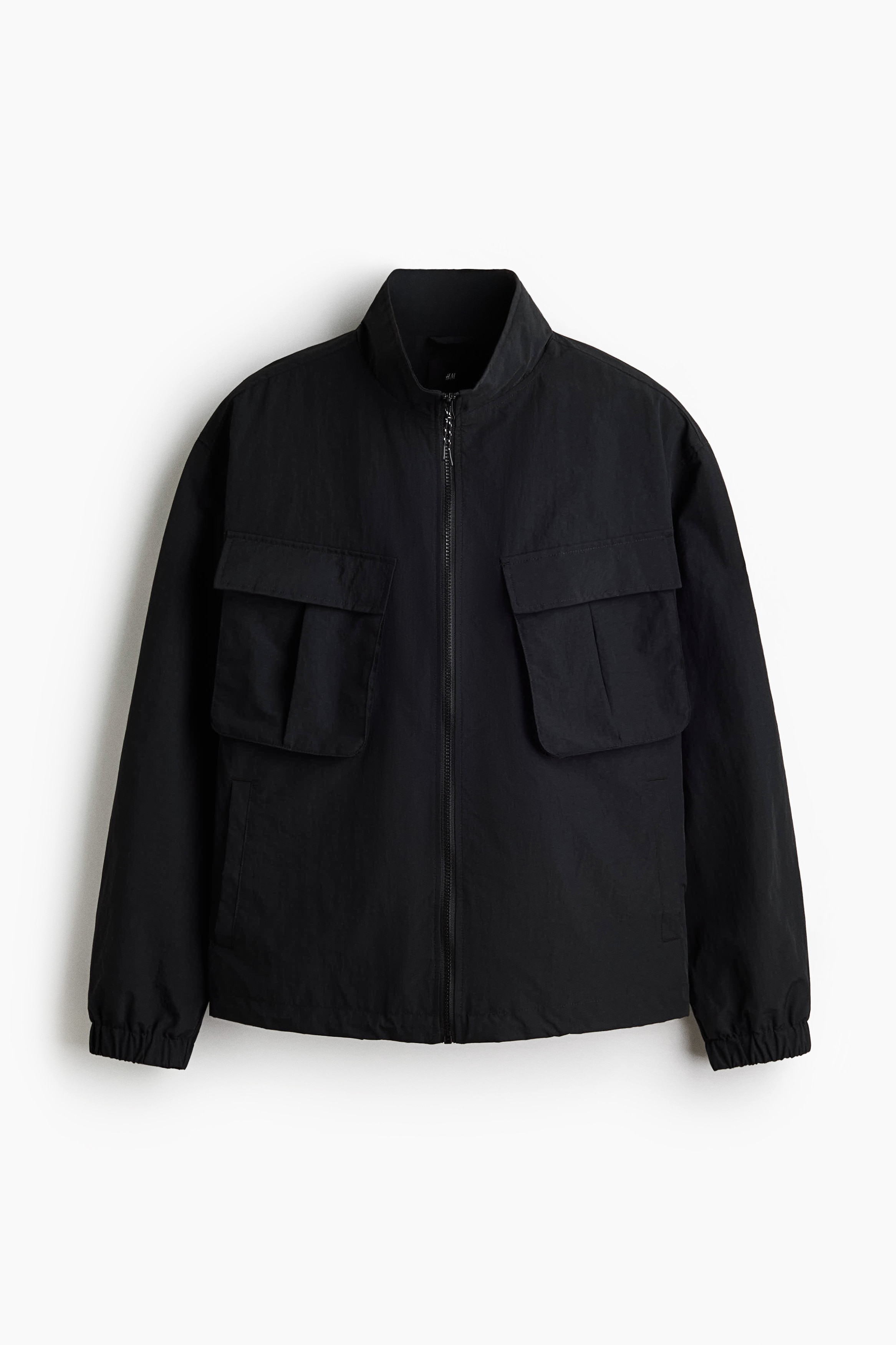 ウインドプルーフ&ウォーターリペレントジャケット - ブラック/グリーン