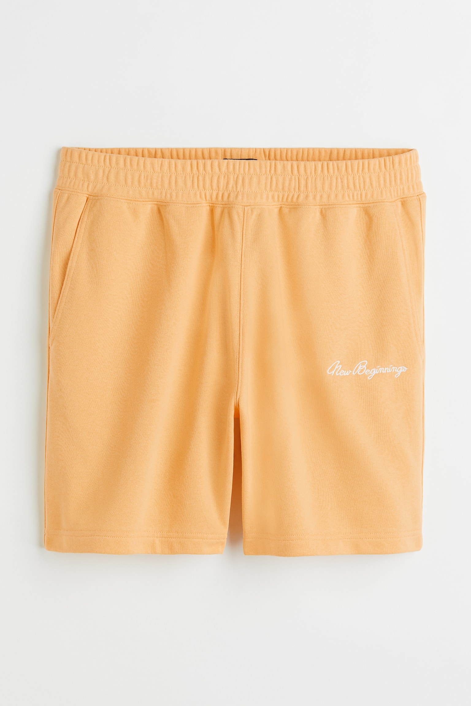 Relaxed Fit Sweat Shorts - Yellow/New Beginnings - 1