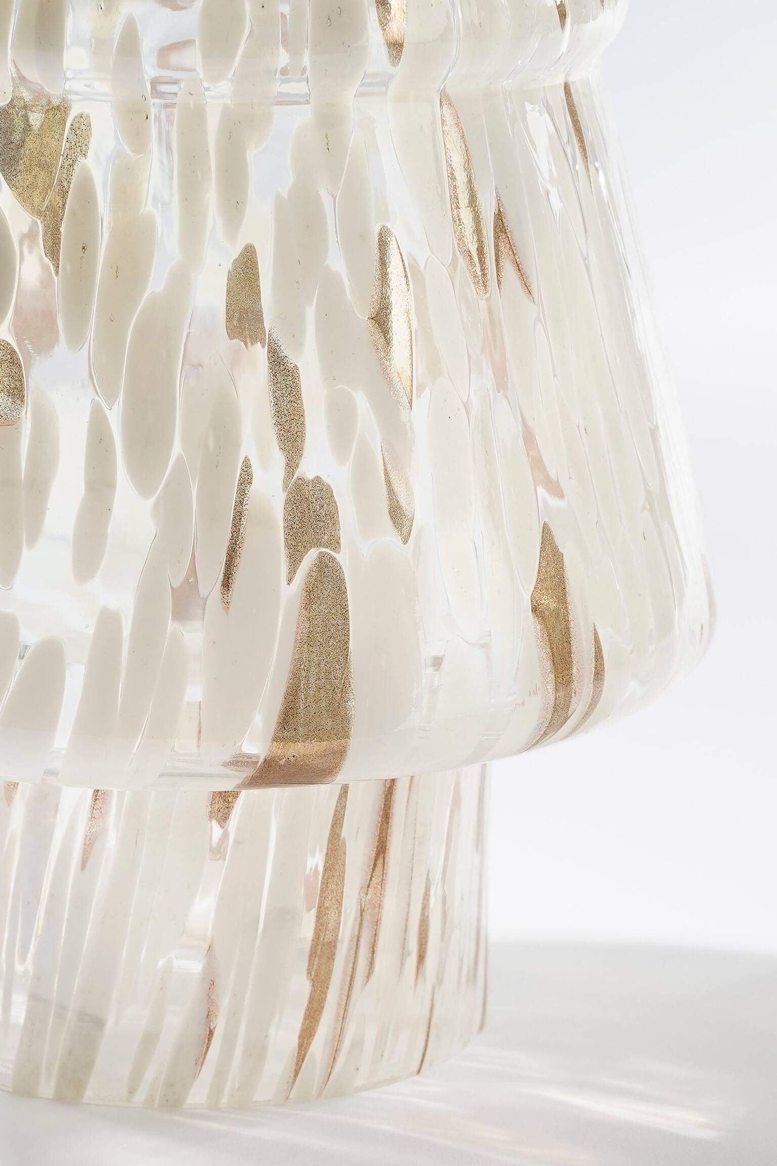 Juletræ Til Dekoration I Glas - Hvid/Grøn - 2