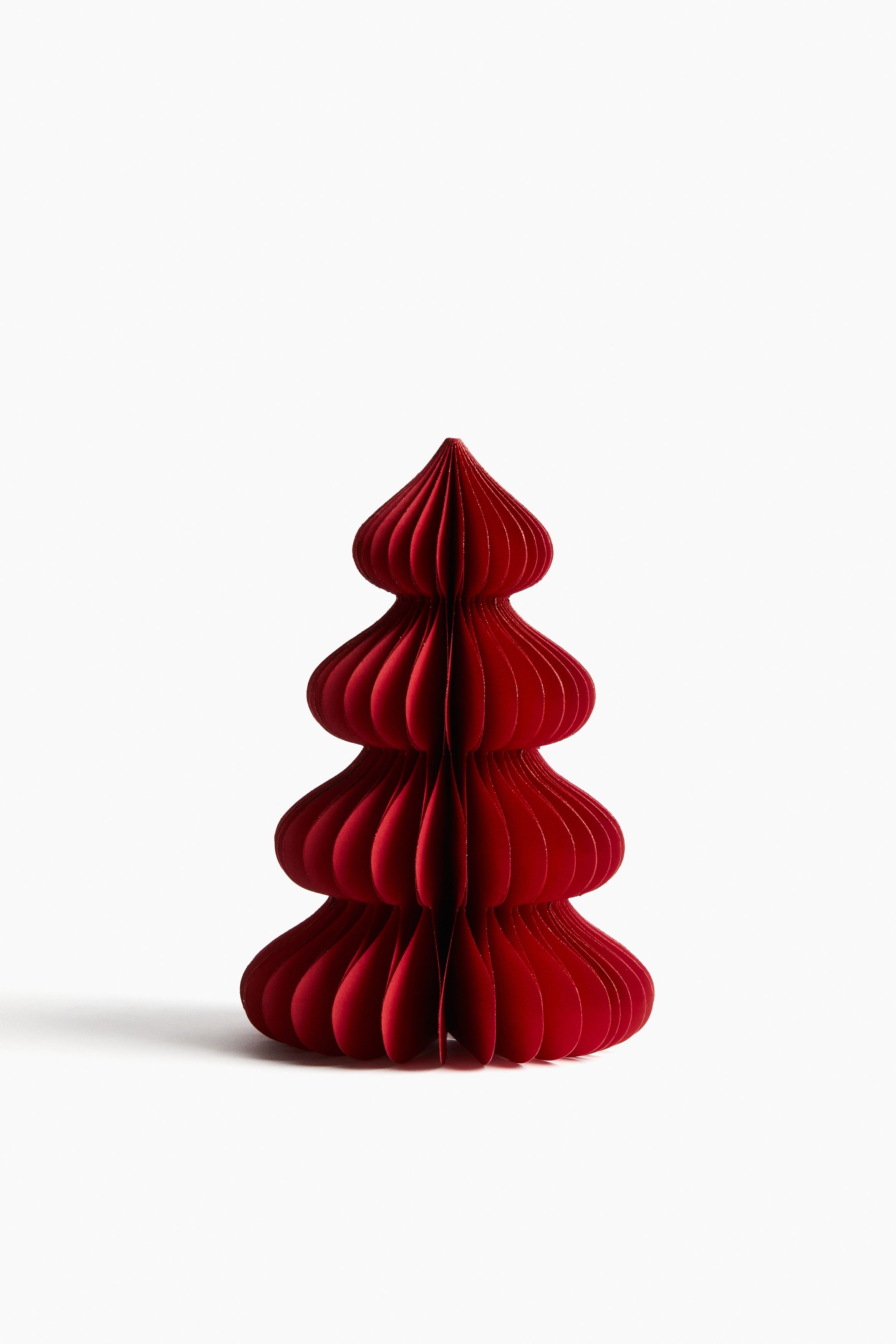 Petite décoration en papier en forme de sapin