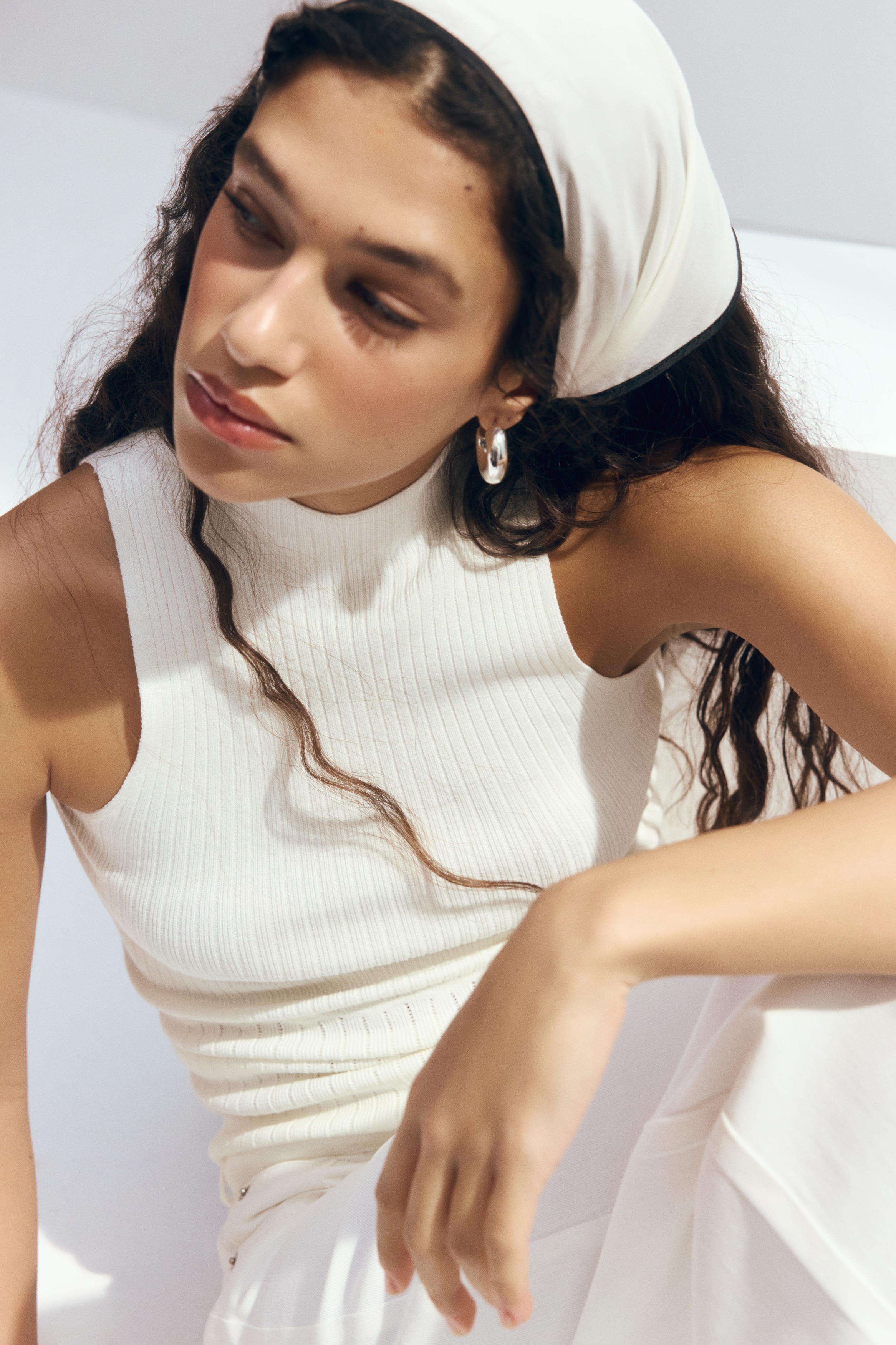 Rib-knit turtleneck top from H&M - $12.49