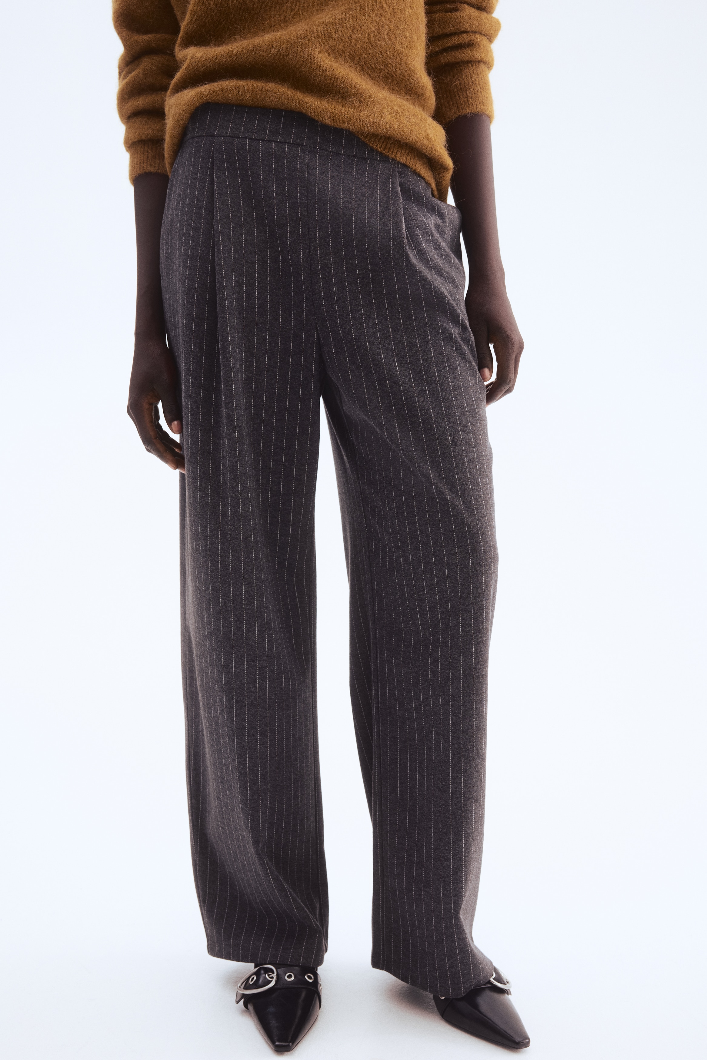 パンツ 24AW ANCELLM WOOL WIDE EASY TUCK SLACKS パンツ 24AW ANCELLM WOOL WIDE EASY TUCK SLACKS ANCELLM - WOOL WIDE