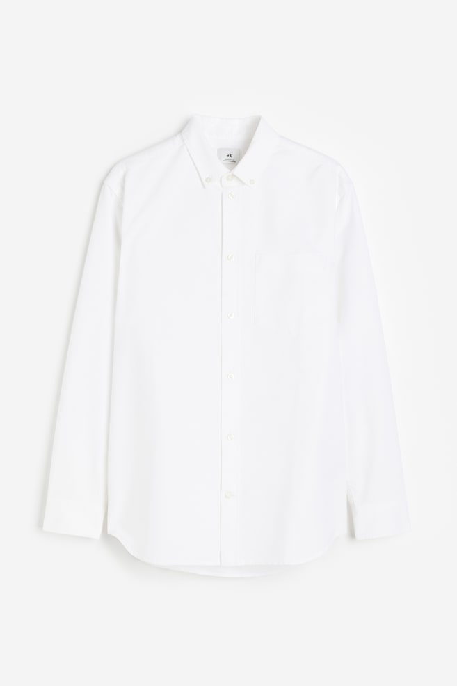Oxfordskjorte Regular Fit - Hvid/Lyseblå/Beige/Kakigrøn/dc/dc/dc/dc/dc - 2