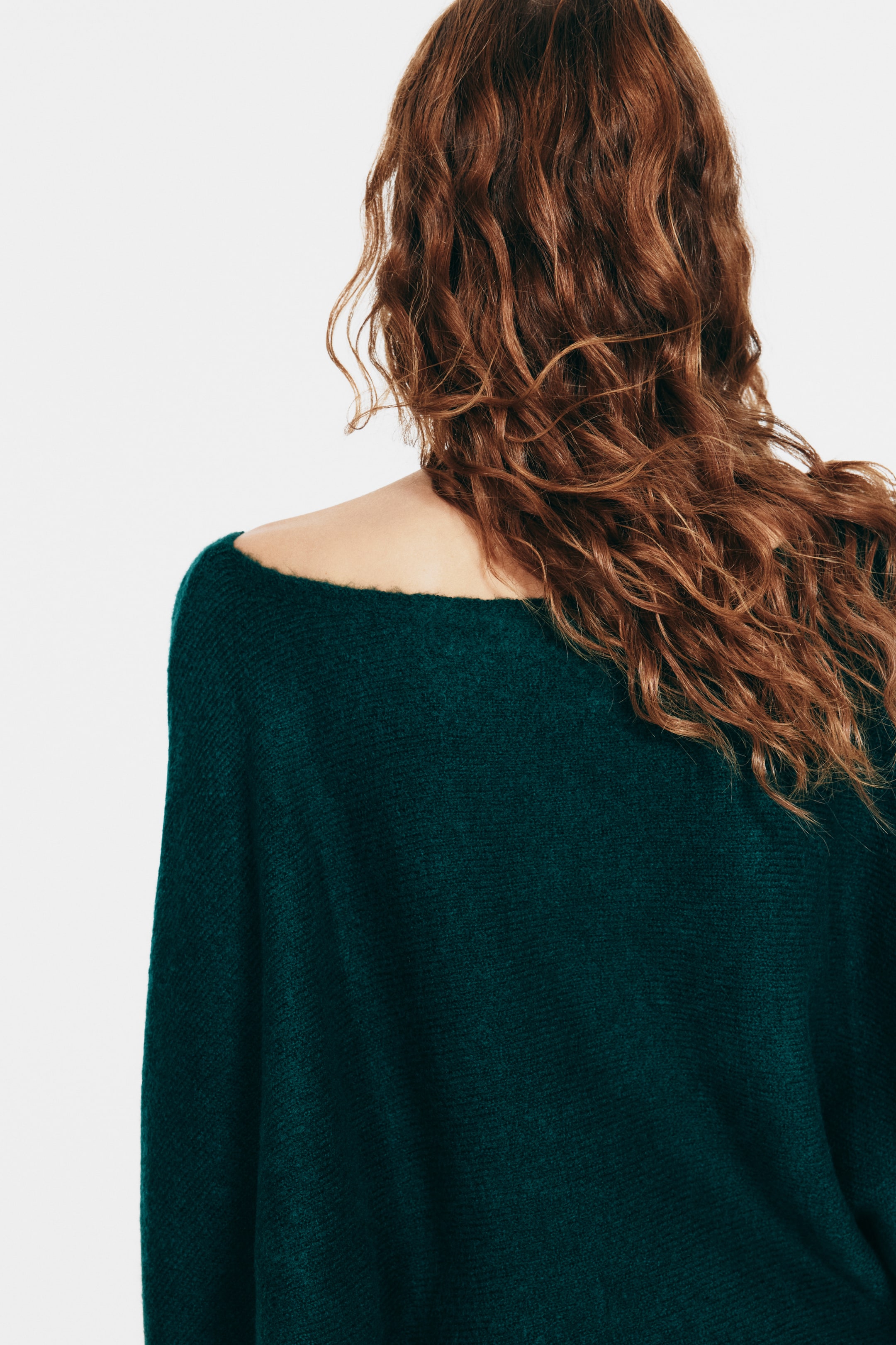 Prikaži veću sliku: Džemper sa šišmiš rukavima - Tamnozelena - Ladies | H&M RS 4