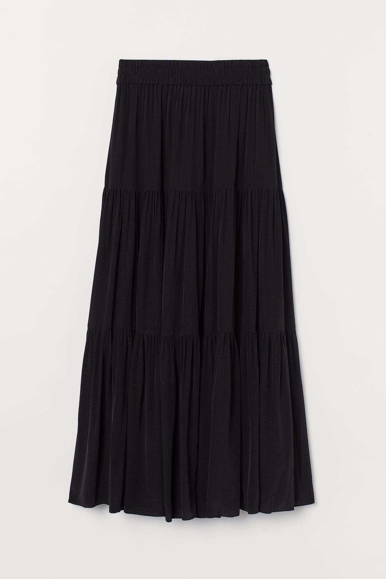 Long skirt - High waist - Long - Black - Ladies | H&M GB