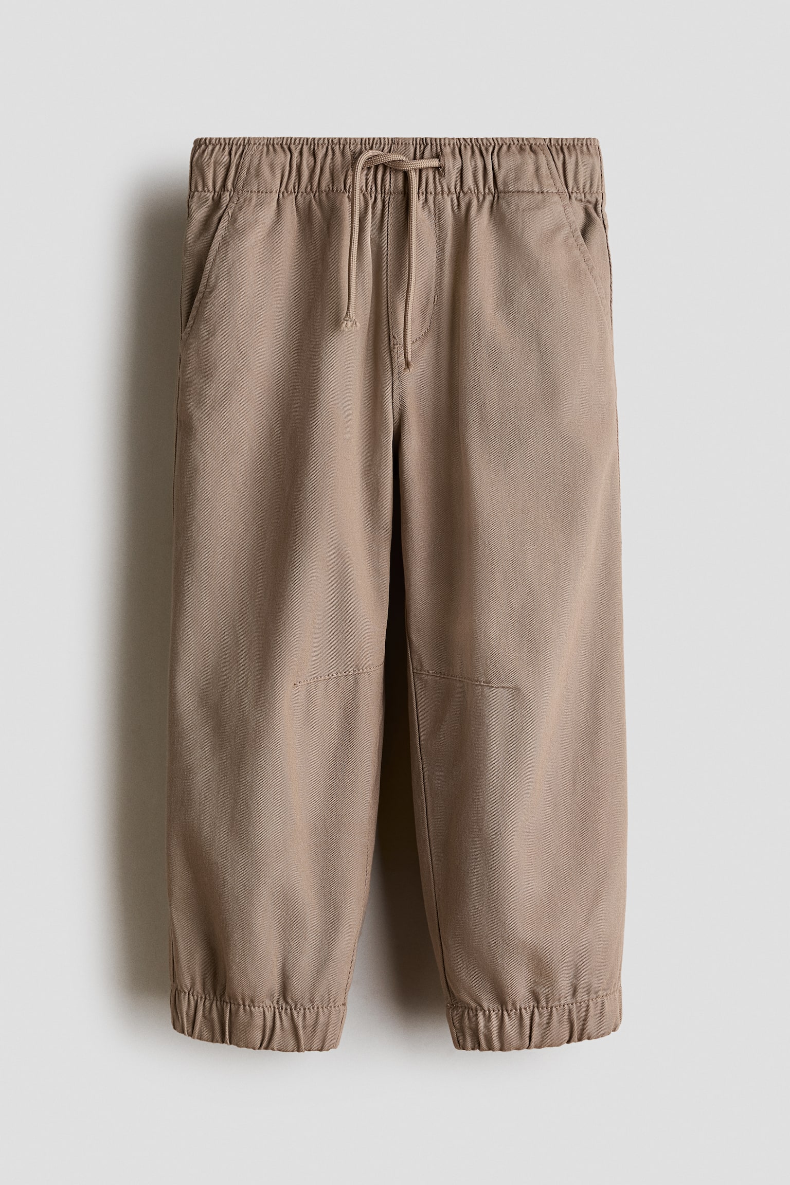 Cotton twill joggers - Mole/Navy blue/Khaki green - 1