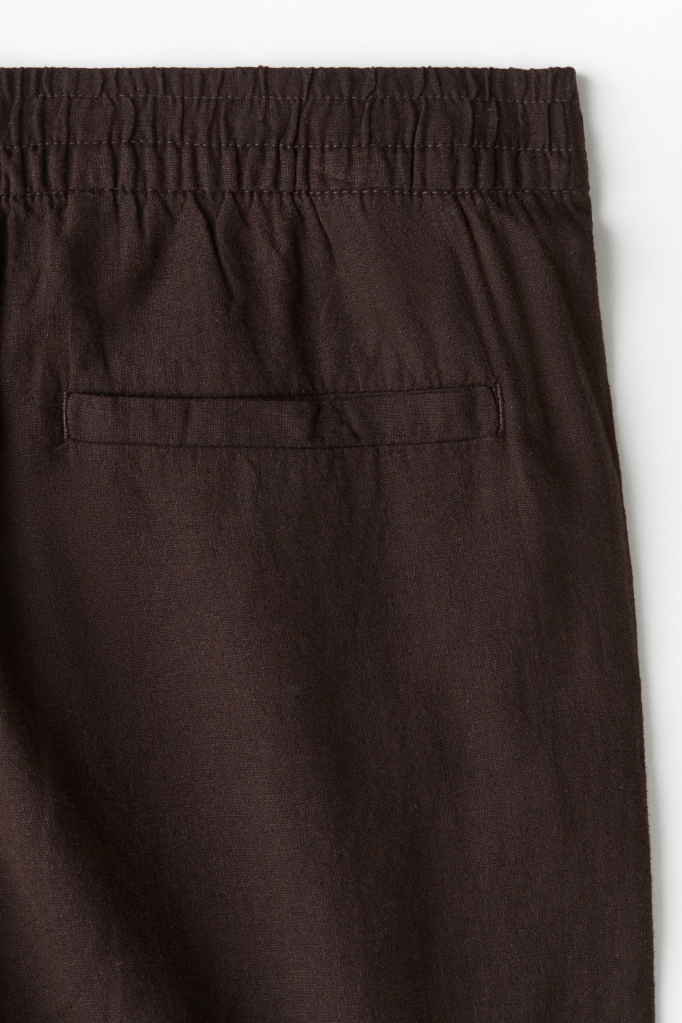 Regular Fit Linen-blend trousers