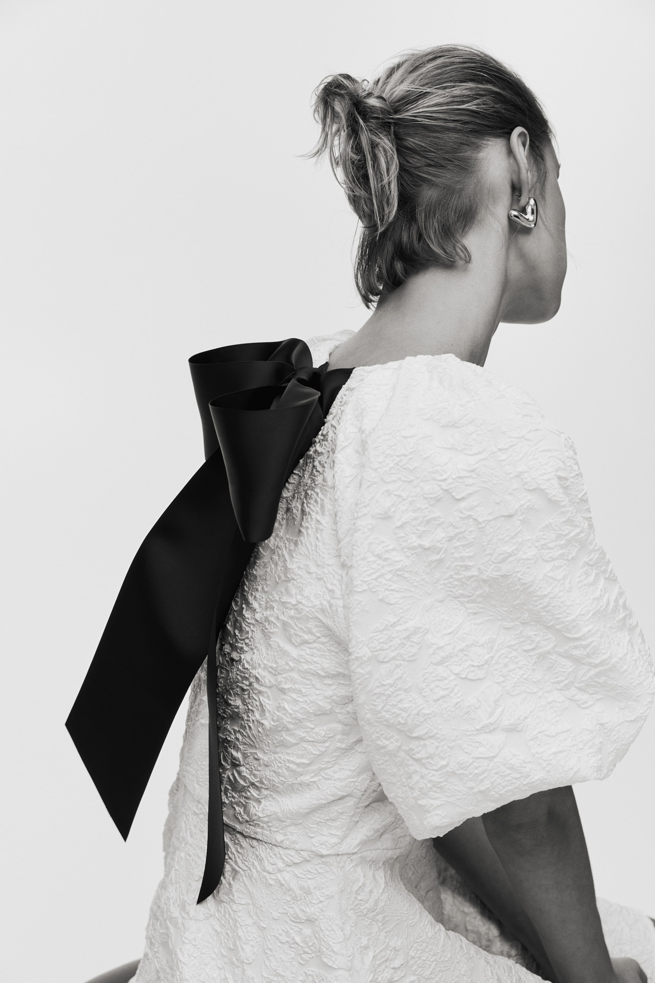 Agrandir l'image: Robe à manches ballon - Crème - FEMME | H&M BE 2