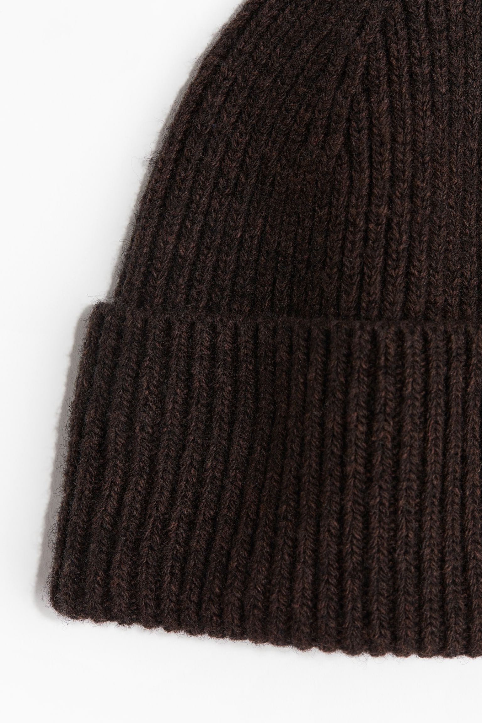 Rib-knit wool-blend hat - Dark brown/Black/Cream/Dark grey marl/Dark beige/Navy blue - 2