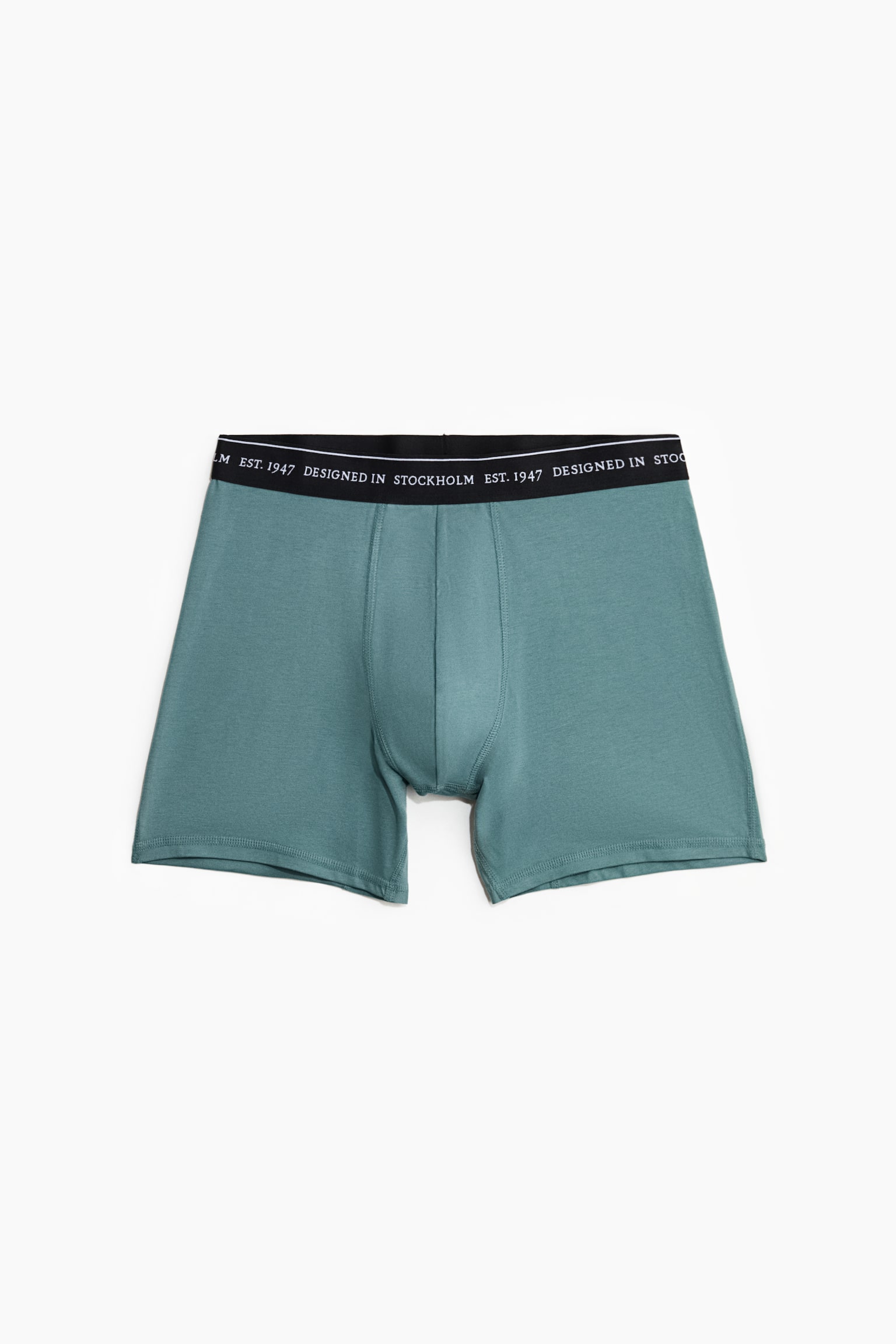 3-pack COOLMAX® mid trunks - Teal/Light blue//Dark grey - 4