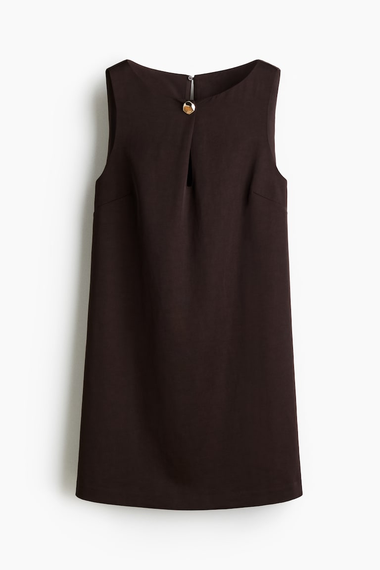black white contrast dress Black-White Two-piece Square Neck / M airy feel Size:Free Custom size Boat Neck Express Long sale24