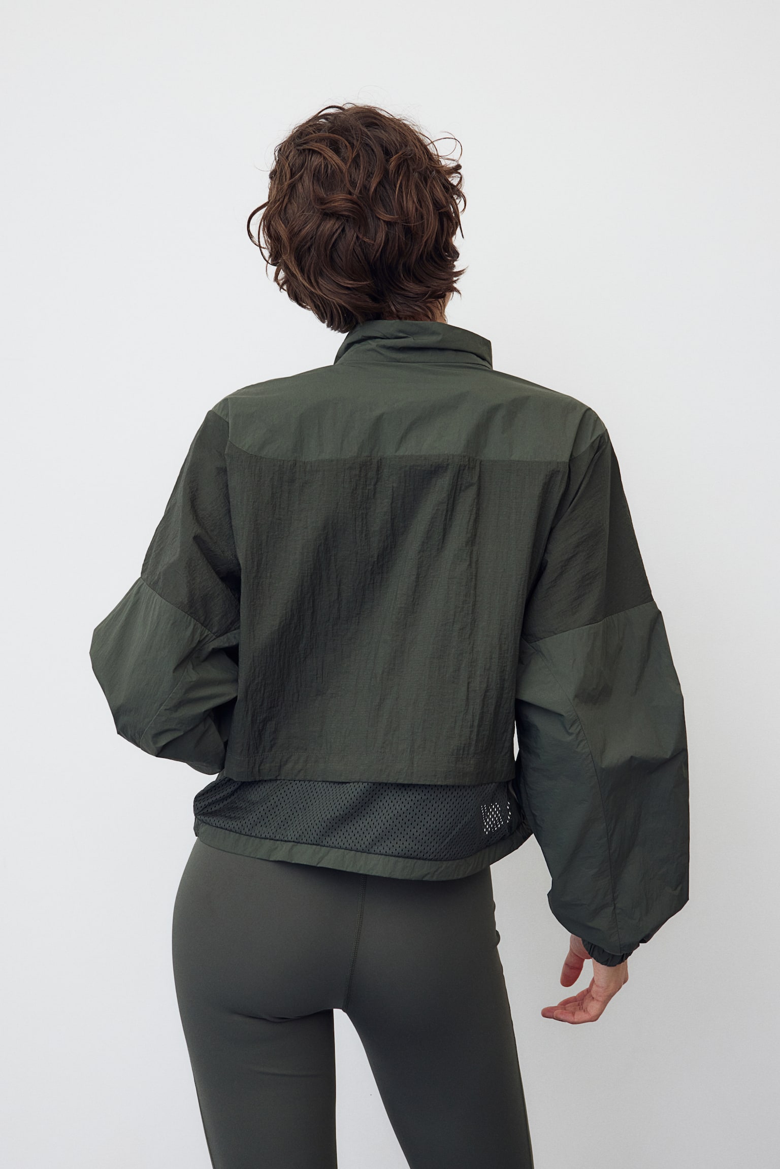 DryMove™ Running Jacket - Dark khaki green - 8