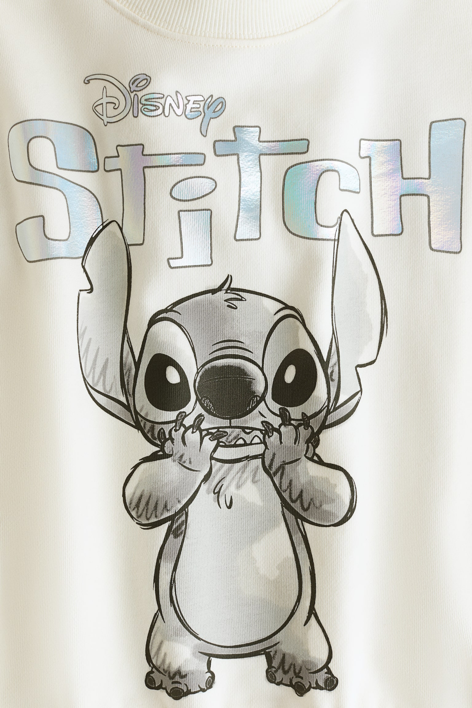 Oversized printed sweatshirt - Cream/Stitch/Light grey marl/Snoopy/Red/Hello Kitty/Dark grey/Lilo & Stitch/Light pink/Lilo & Stitch/Light blue/SmileyWorld® - 2