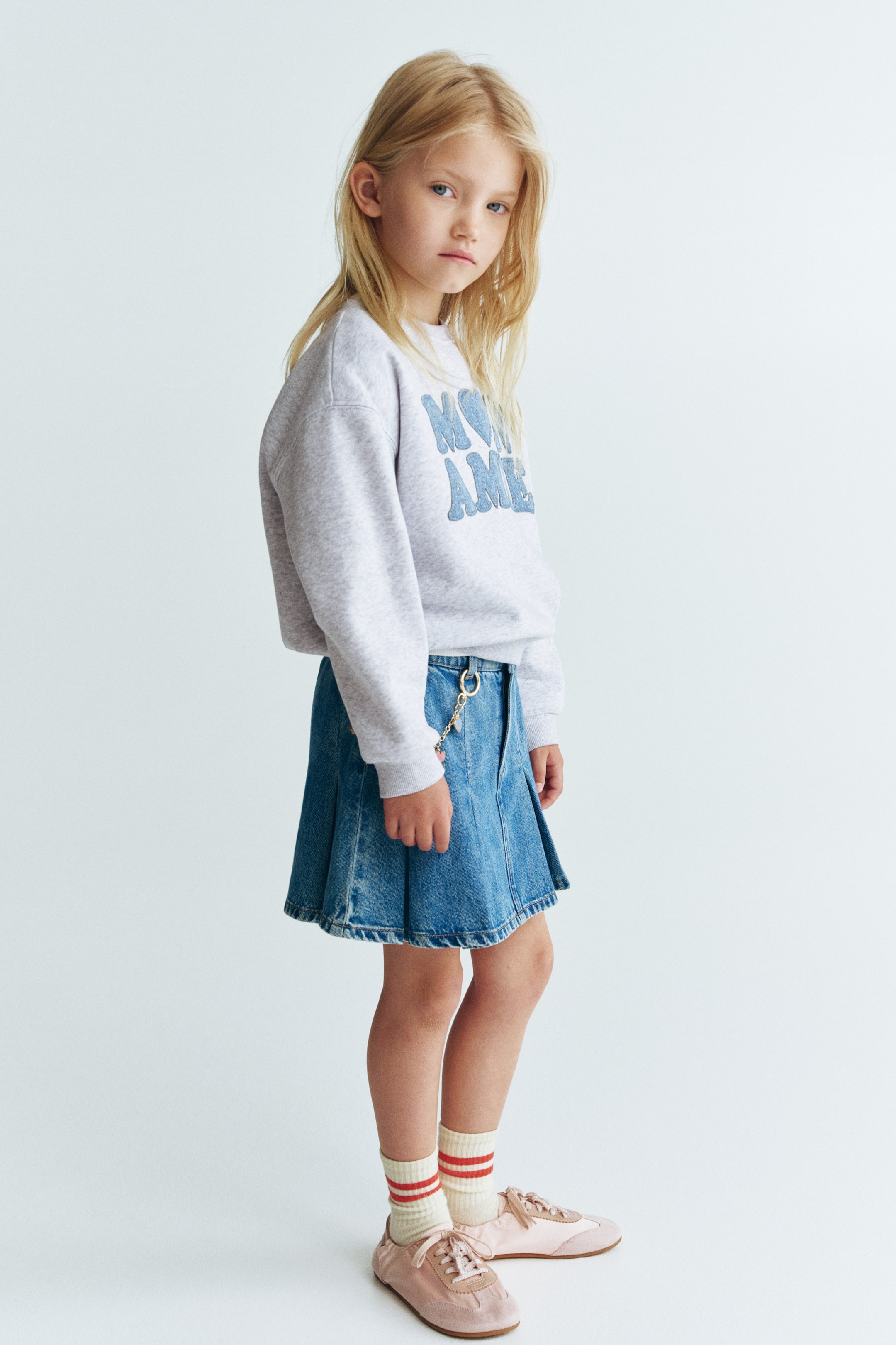 Motif-Detail Brushed-Inside Sweatshirt