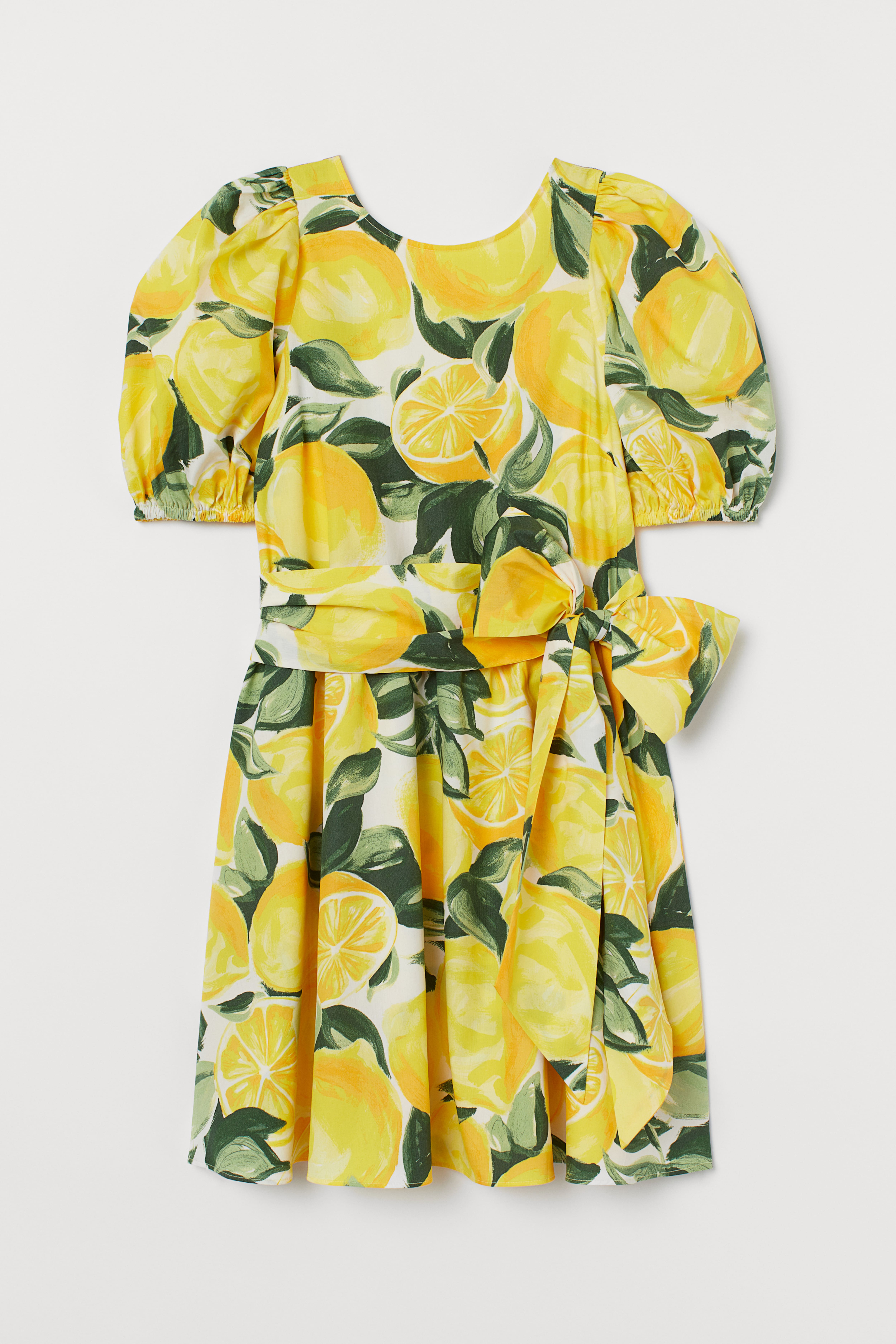 Lemon dress hm hotsell