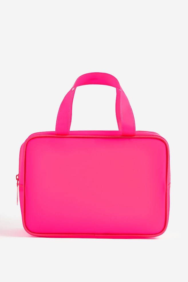 Wash bag with handles - Hot pink