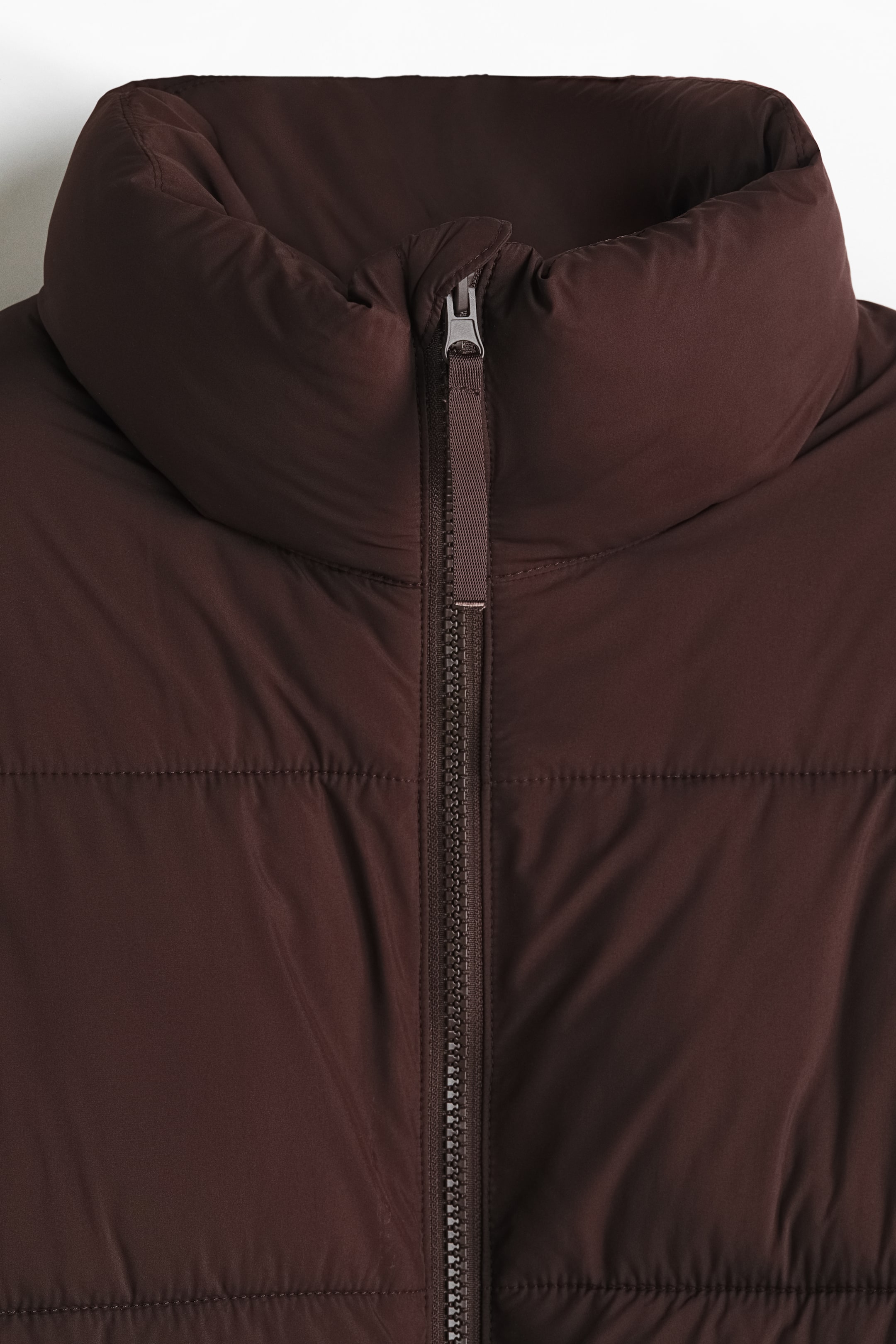View larger image: Water-repellent puffer jacket - Dark brown - Men | H&M IN 9