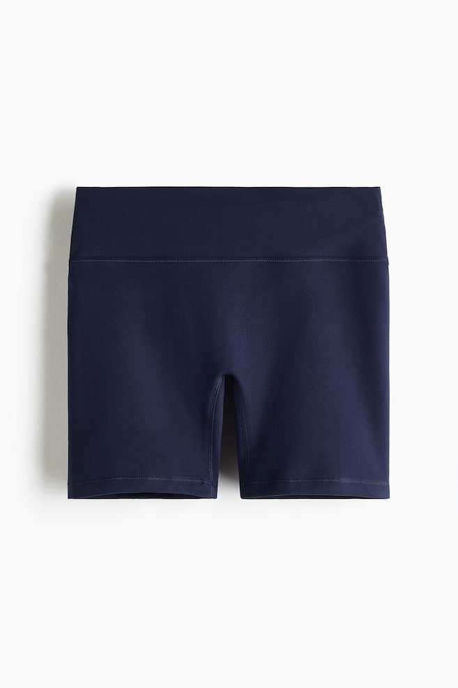 Biking Shorts with SoftMove™ - Navy blue/Lilac plum/Black - 1