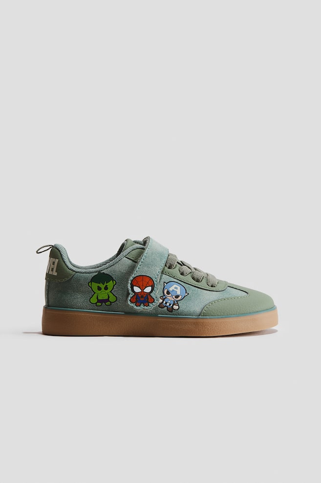 Sneakers avec application - Vert/Marvel Comics/Crème/Pokémon - 1