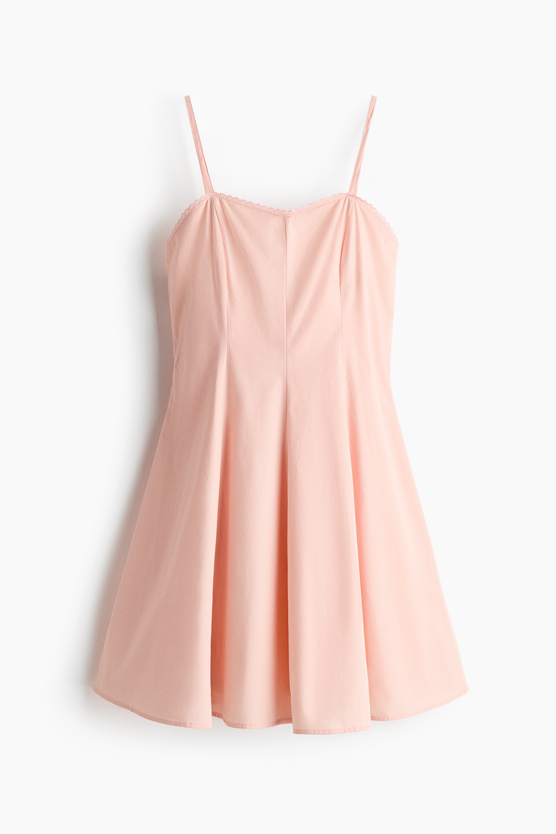 Robe en popeline avec jupe évaséeModèle