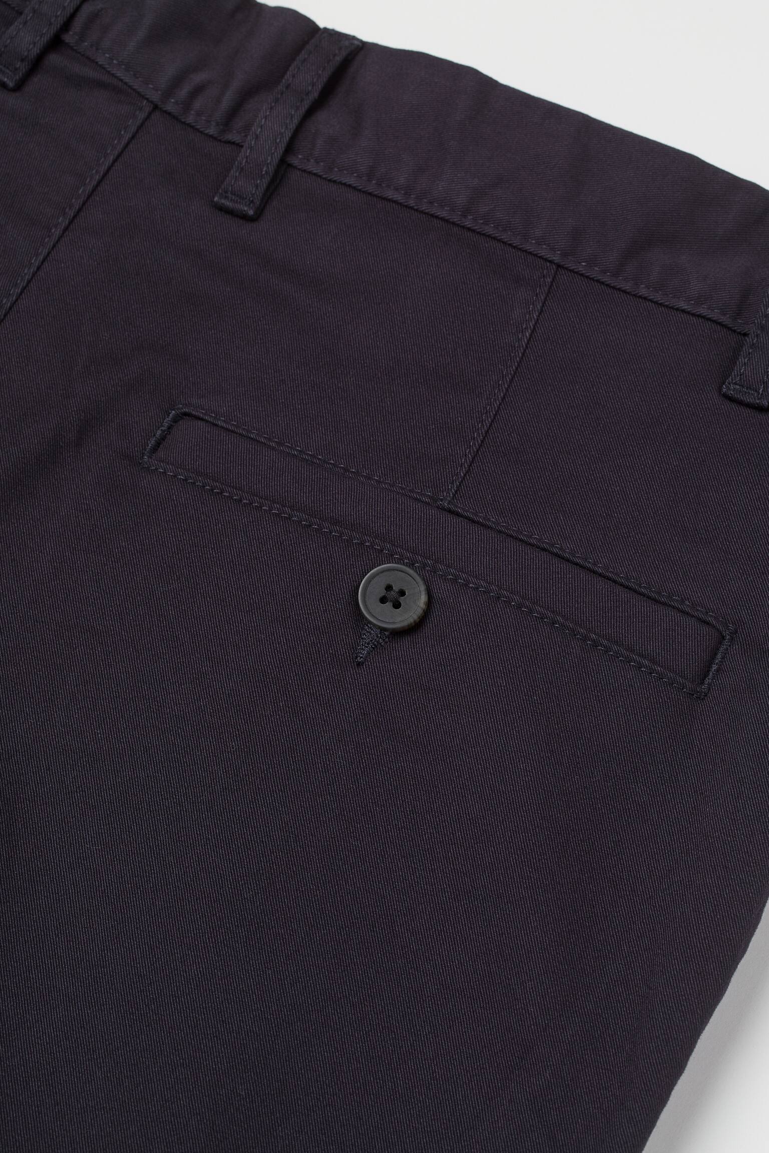 Skinny Fit Cotton chinos - Navy blue - 2