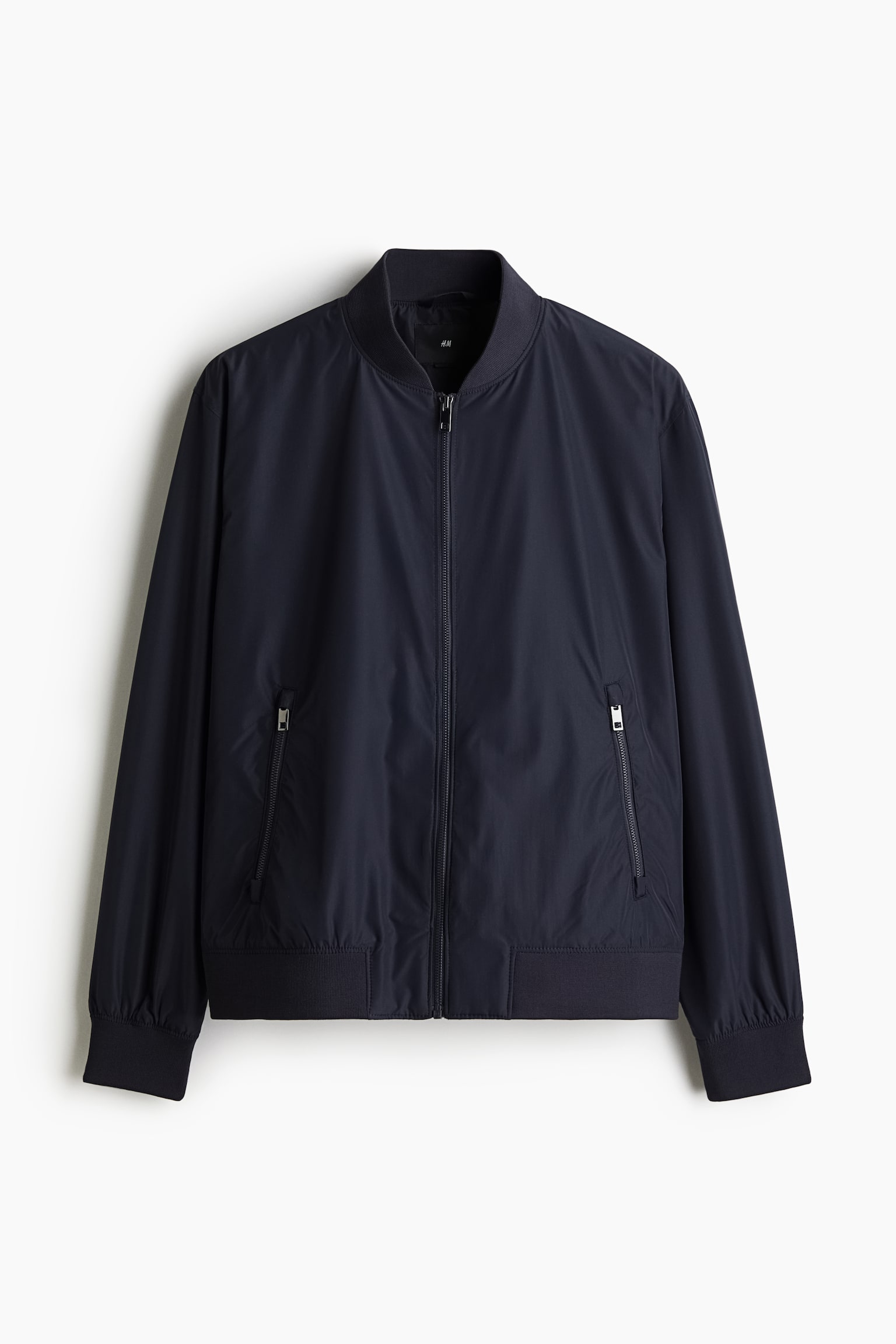 Regular-Fit Lightweight Bomber Jacket - Navy blue/Black/Light beige - 2