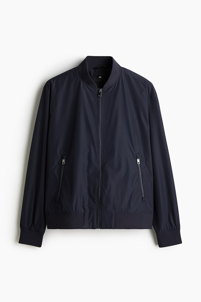 Regular Fit Lightweight bomber jacket - Navy blue/Black - 1