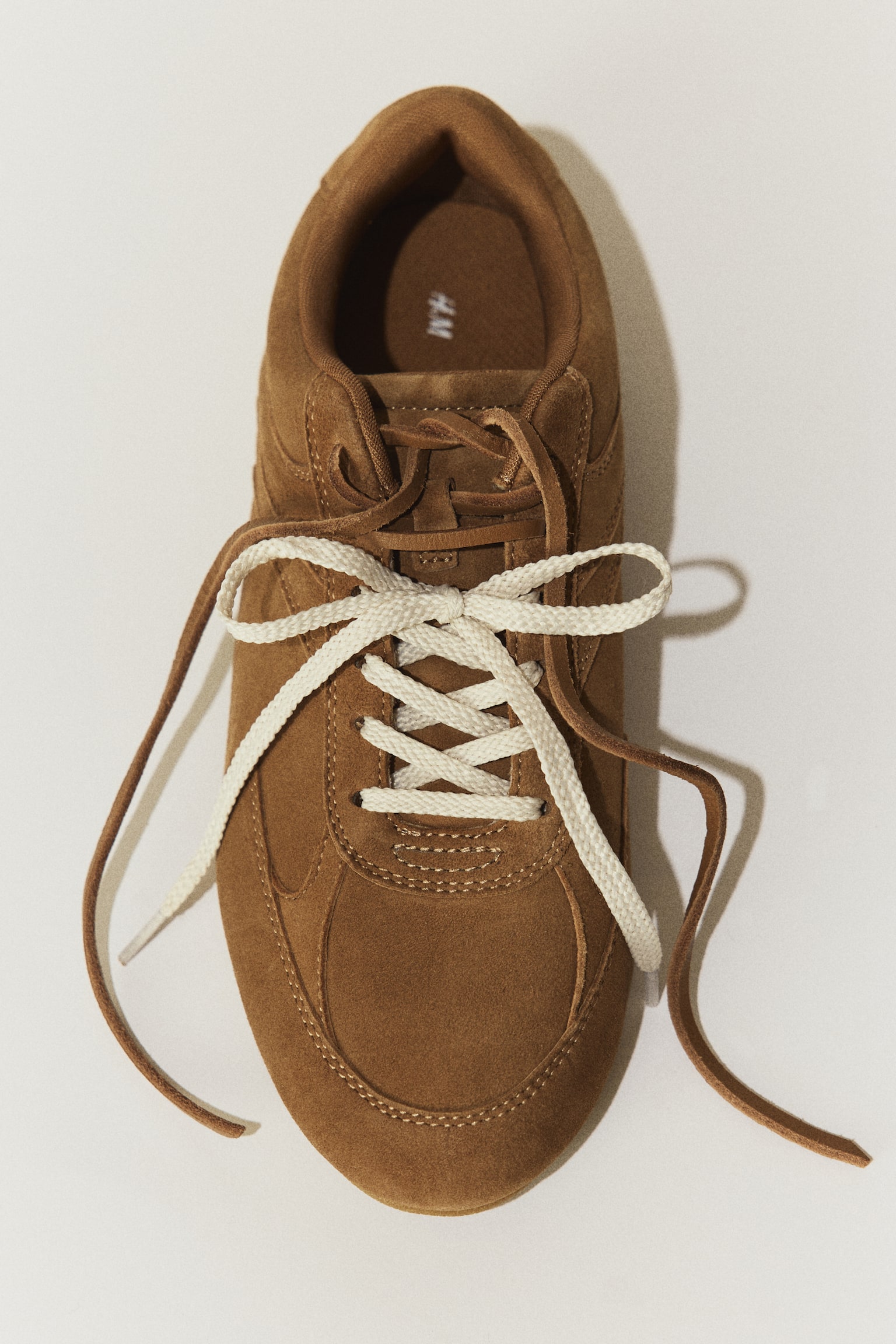 Suede trainers - Light brown - 1