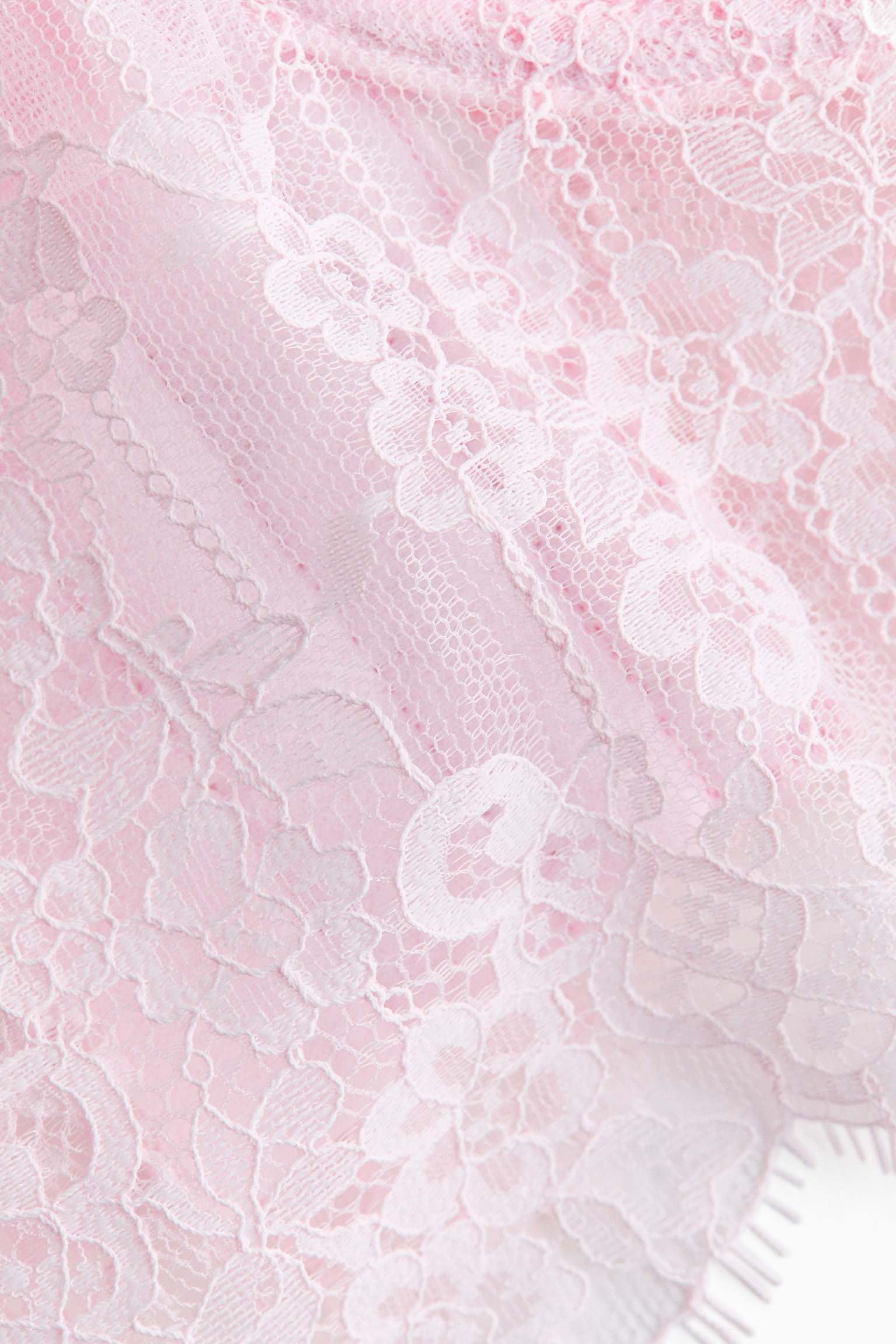 Lace bustier - Light pink/Black - 3