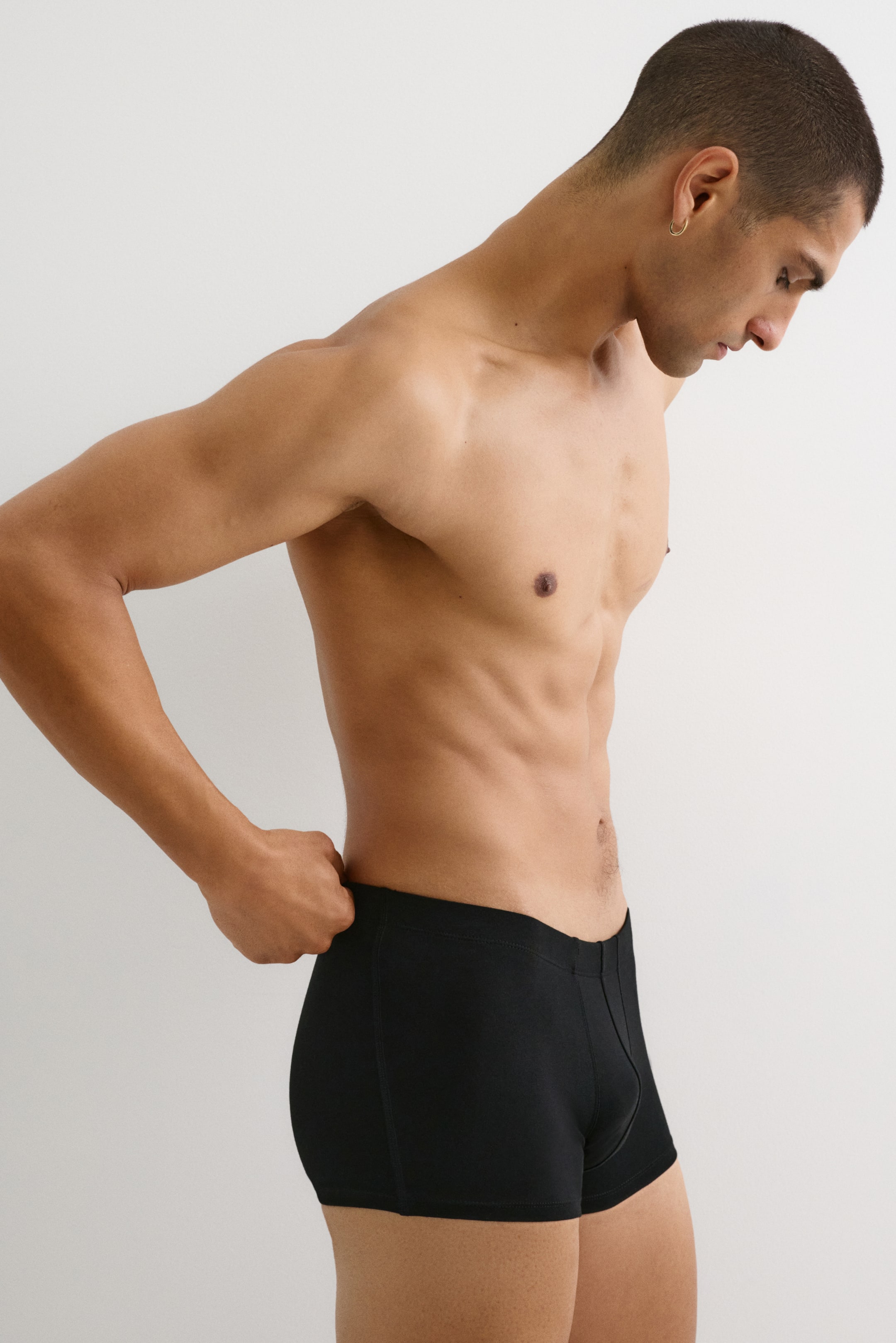 Visualizza immagine più grande: 3-pack short cotton trunks - Nero - UOMO | H&M IT 3