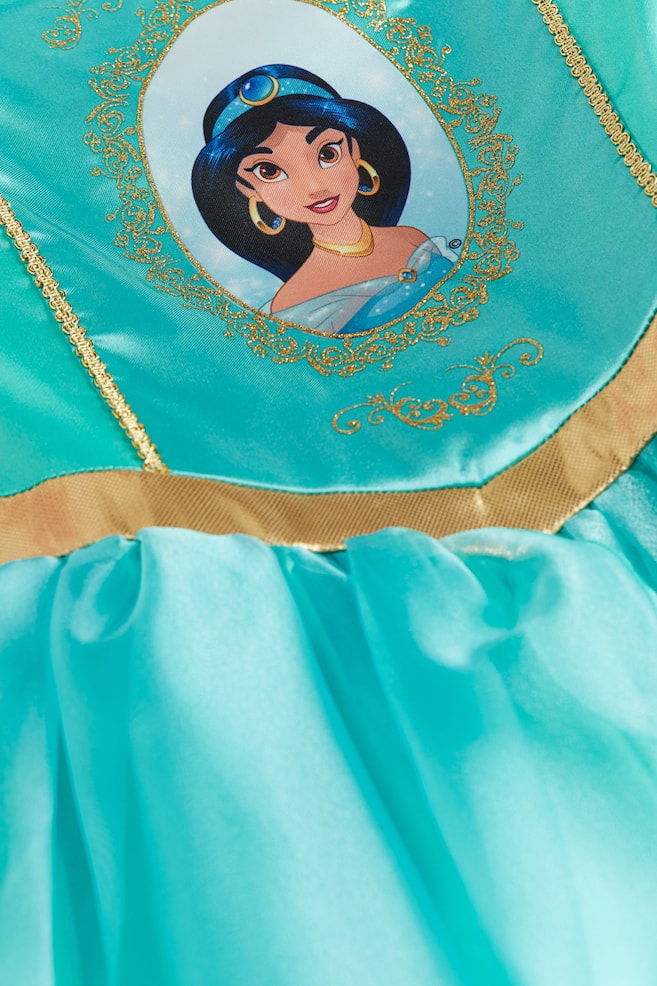 Costume per travestimento con stampa - Turchese/Principessa Jasmine - 5