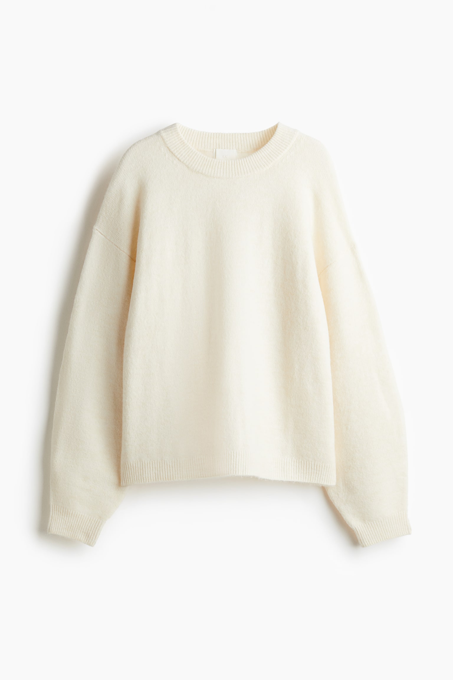 Knitted jumper - Cream/Black/Dark grey marl/Red/Light beige marl/Cream/Black striped - 2