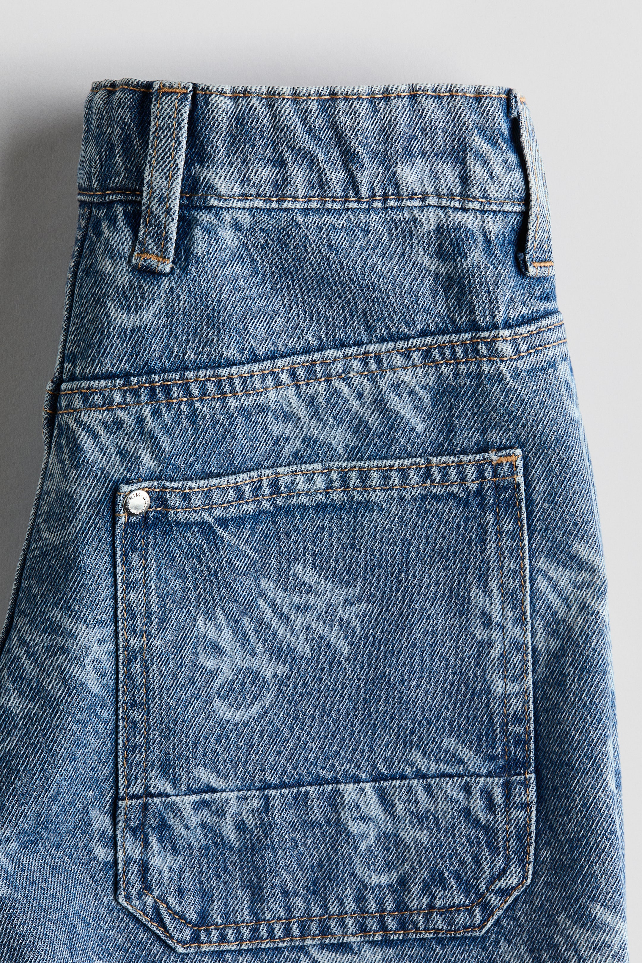 Baggy-Fit Denim Shorts