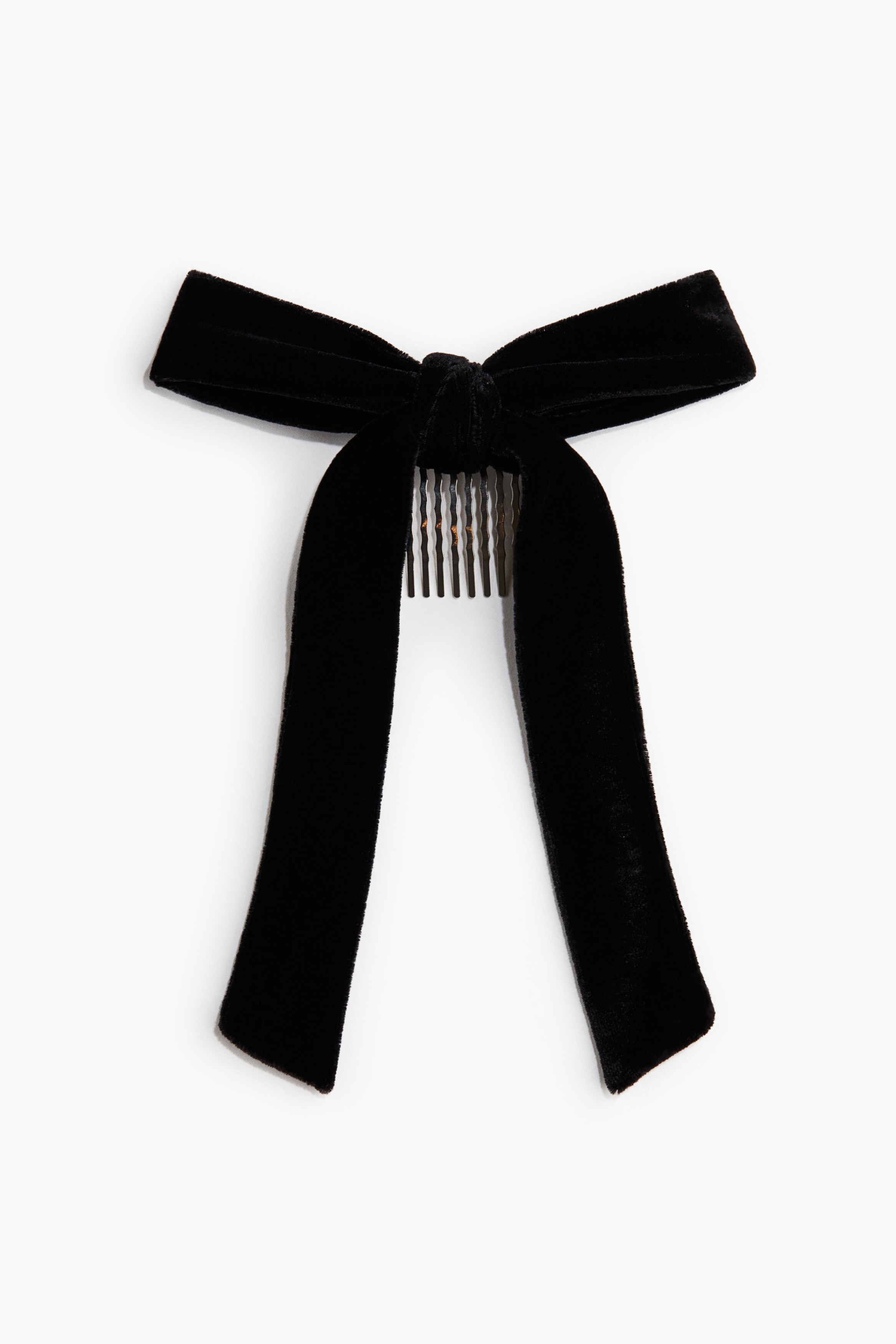 Dam - Svart Hårkam med rosett  - H&M