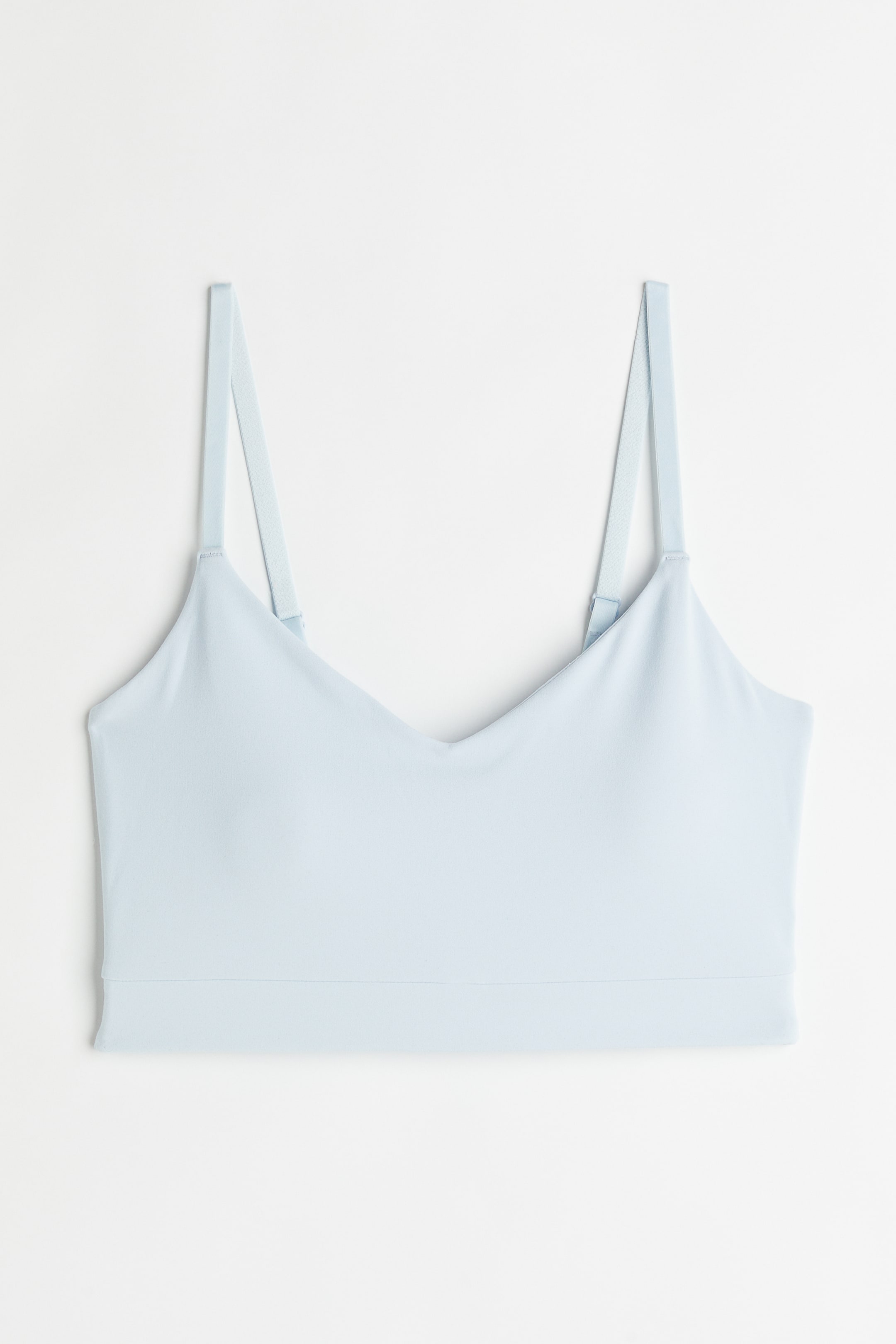View larger image: Super Soft Light support Sports bra - Light blue - Ladies | H&M 1