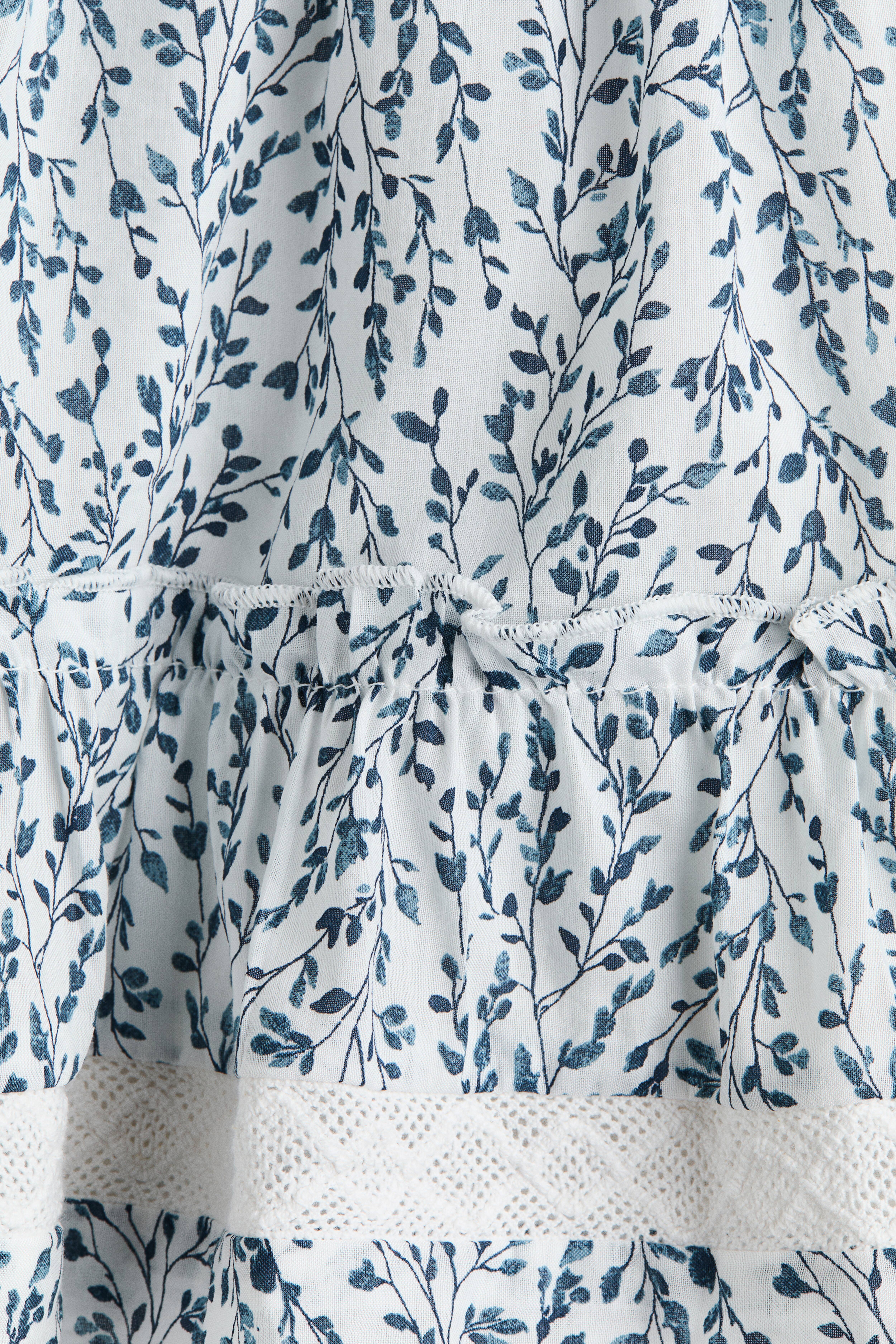 Tiered Viscose-Blend Skirt