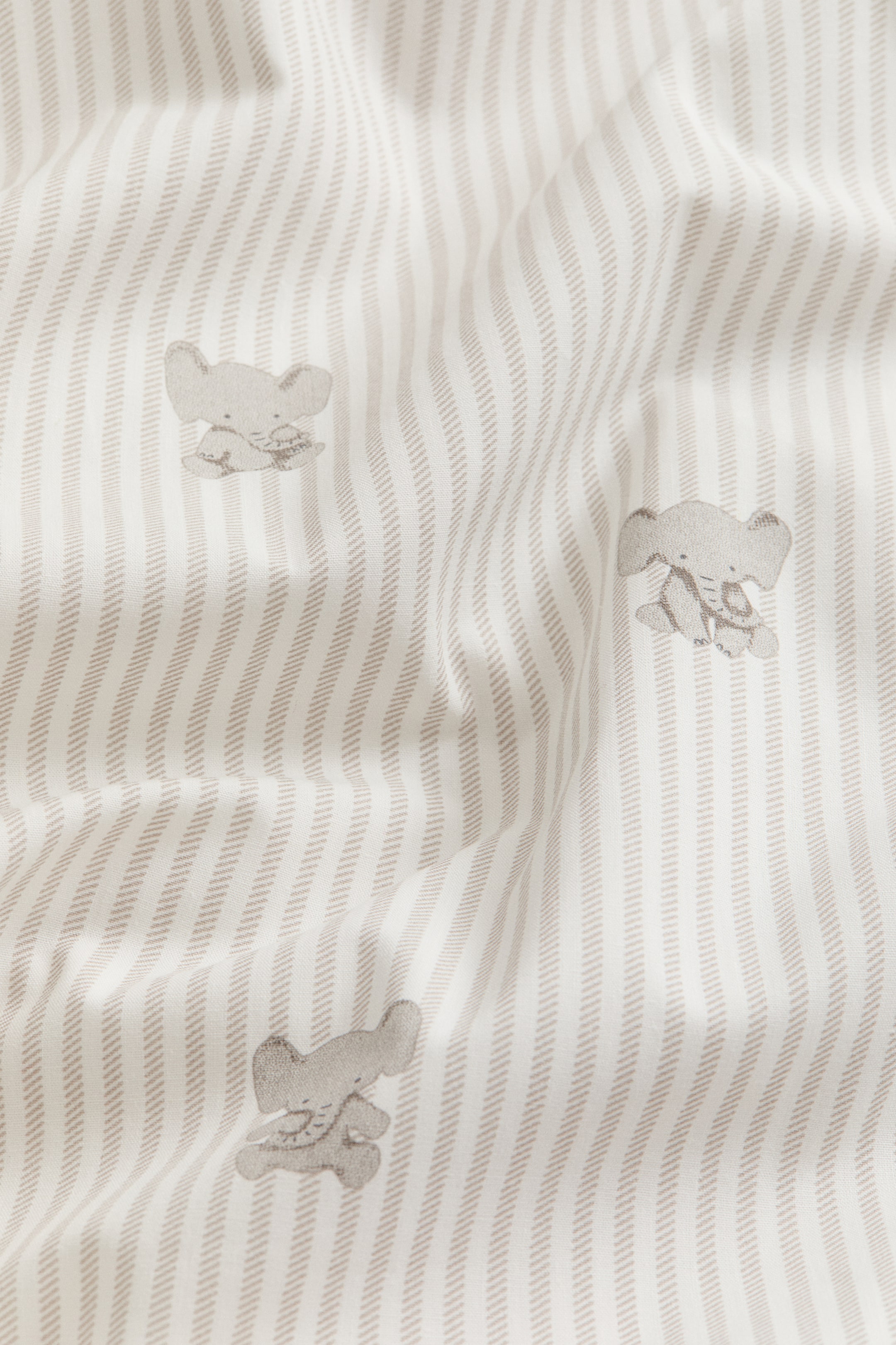 Patterned Crib Duvet Cover Set